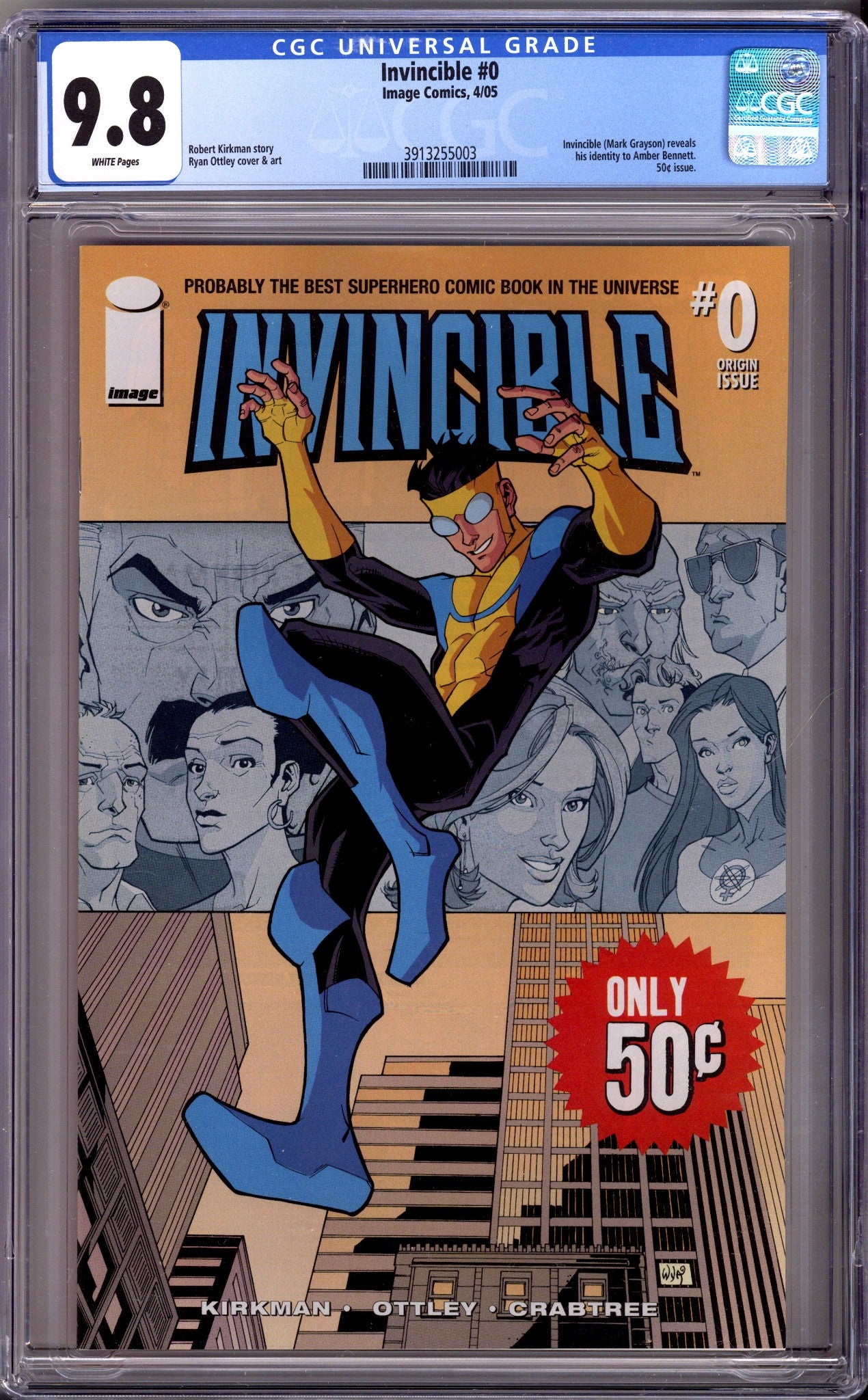 Invincible 0 CGC 9.8 (NM/M) New Case (2005) 