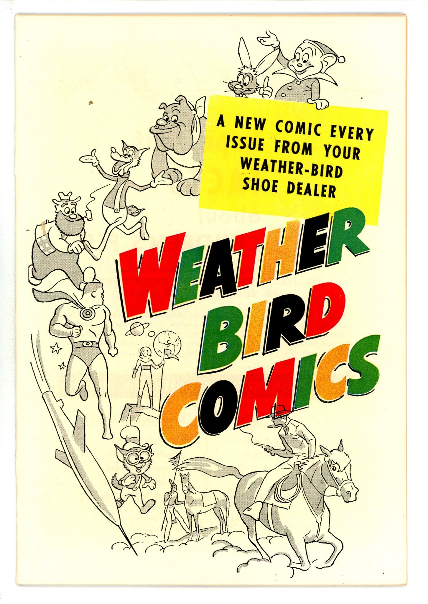 Weather Bird Comics [7] FN+ (6.5) Spooky 18 (1958) 