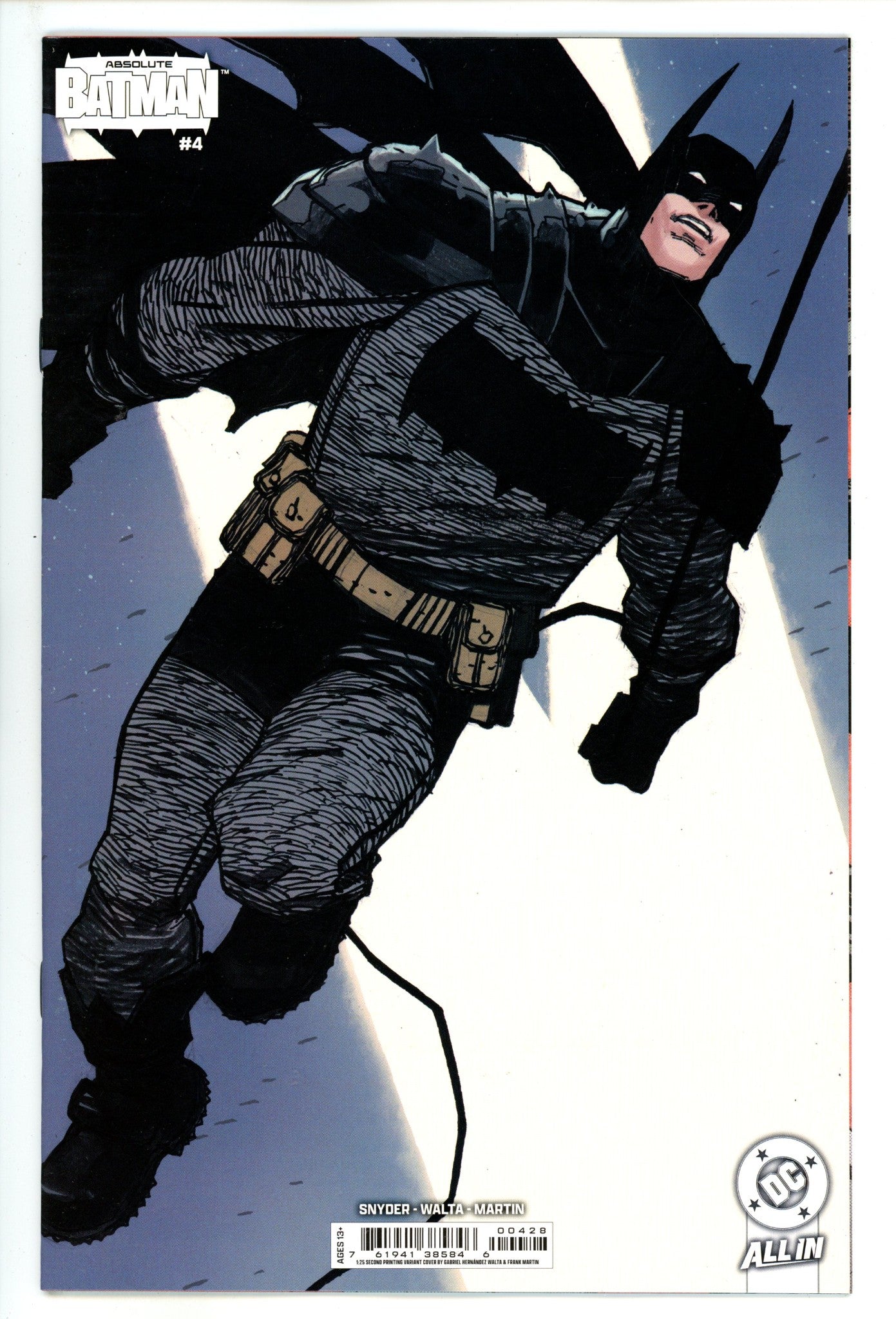 Absolute Batman 4 Walta 2nd Print Incentive Variant NM- (2025)