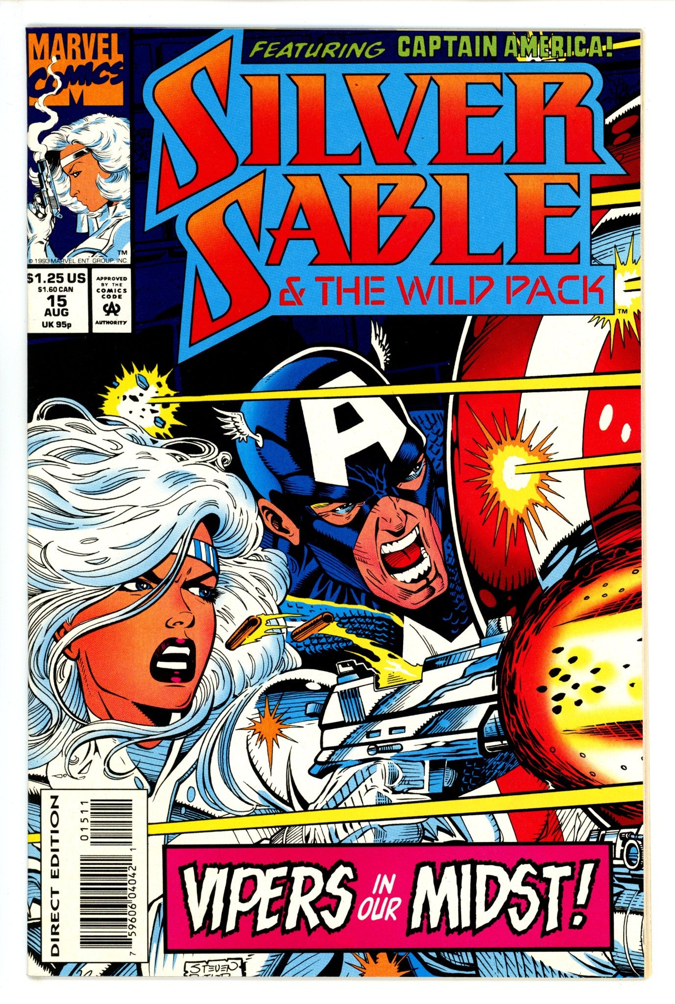 Silver Sable and the Wild Pack 15 (1993)