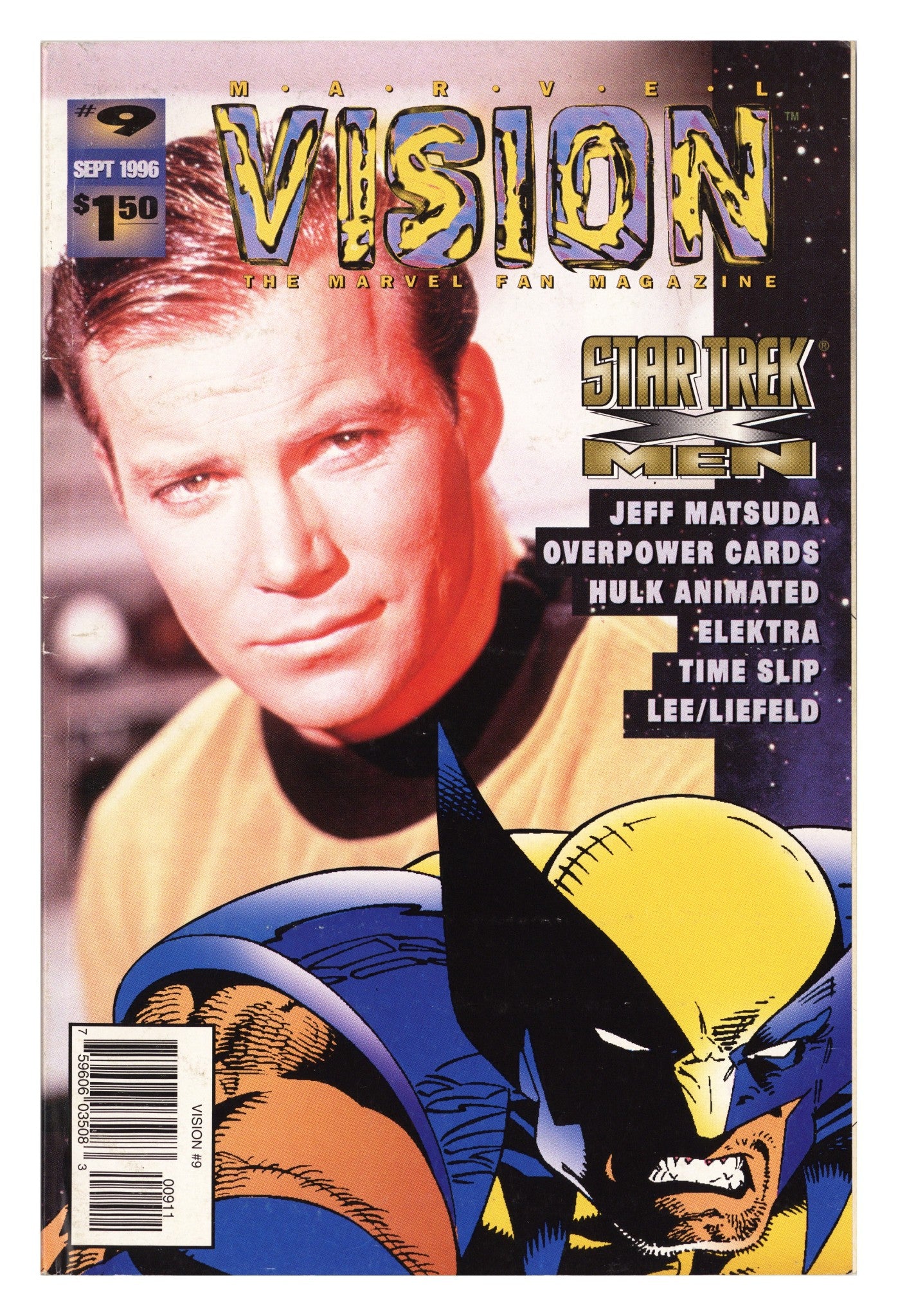 Marvel Vision 9 Mid Grade (1996) 