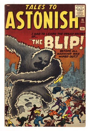 Tales to Astonish Vol 1 15  FN (6.0)   (1961)