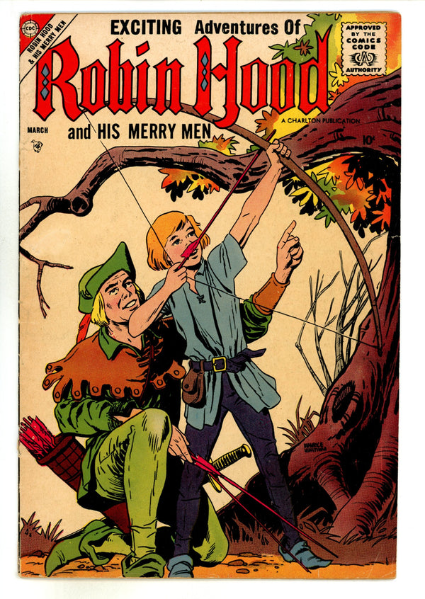 Robin Hood and His Merry Men 36 Cover Detached (1958)