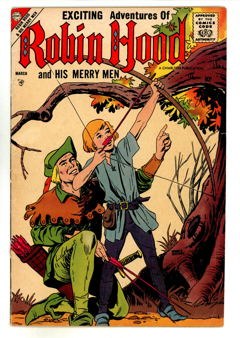 Robin Hood and His Merry Men  36  Cover Detached  (1958)  