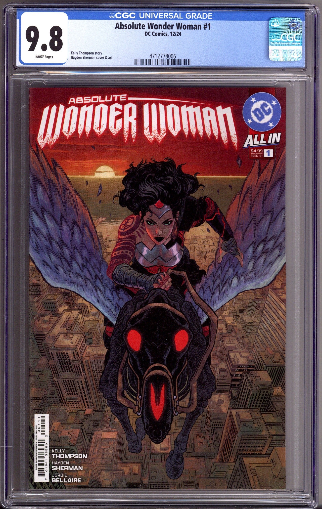 Absolute Wonder Woman 1 CGC 9.8 (NM/M) (2024) 