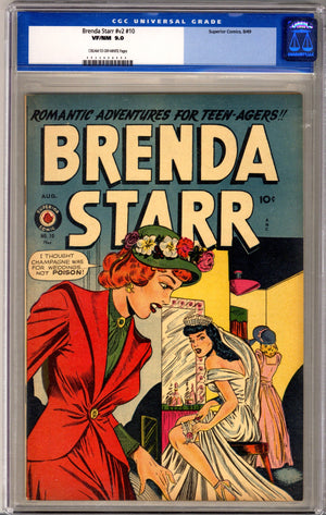 Brenda Starr Comics Vol 2 10 CGC 9.0 (VF/NM) (1949)