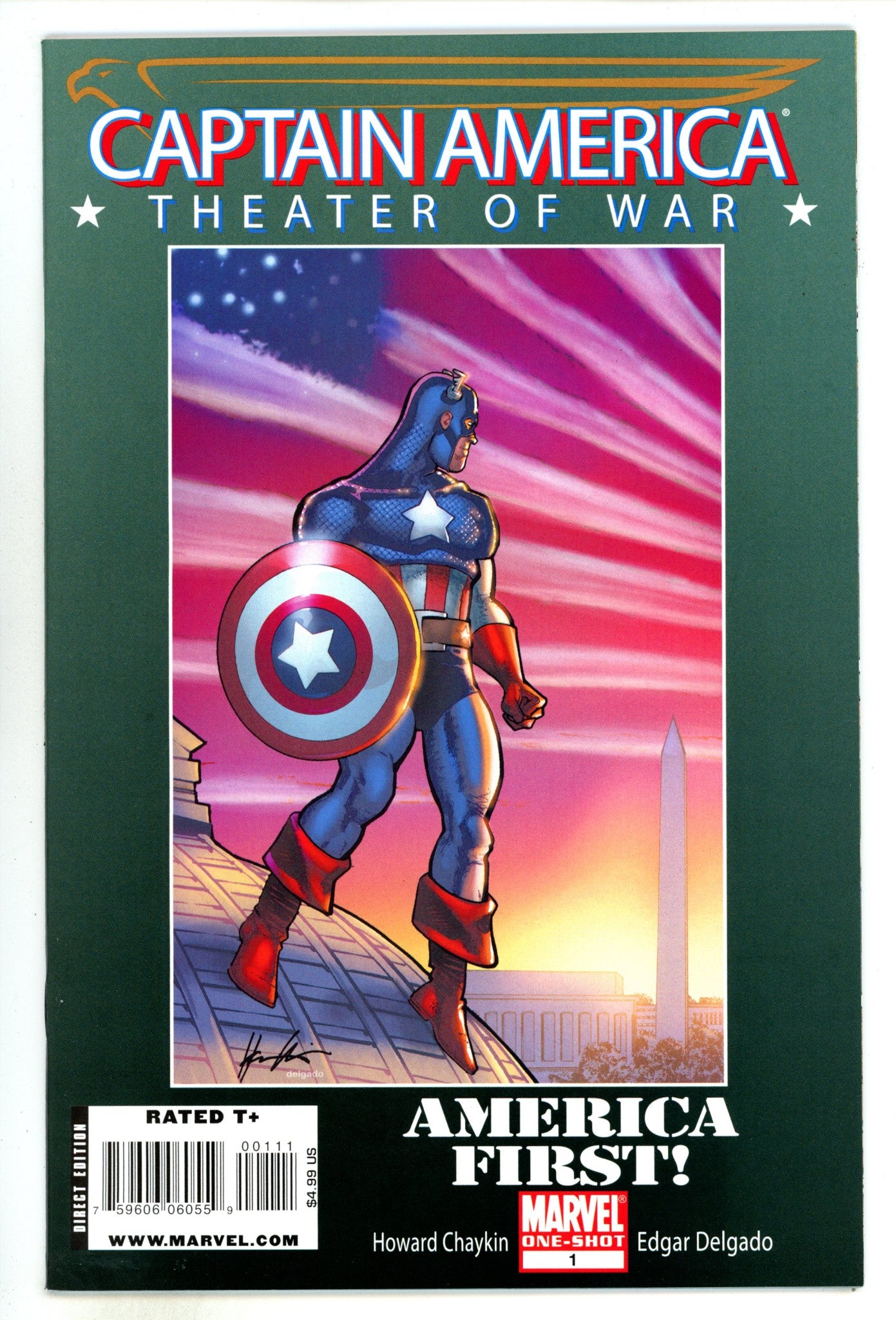 Captain America Theater of War: America First! 1 High Grade (2009) 