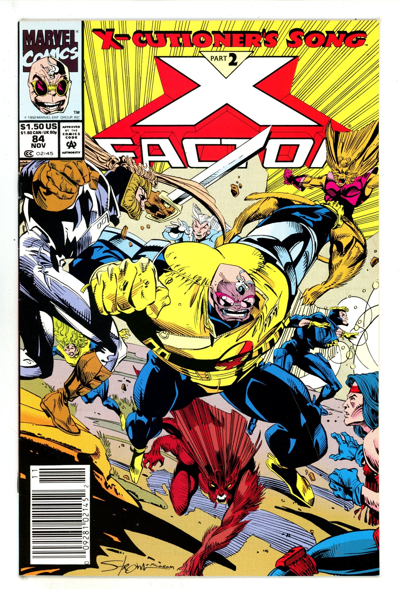 X-Factor Vol 1 84 Mid Grade (1992) Newsstand 