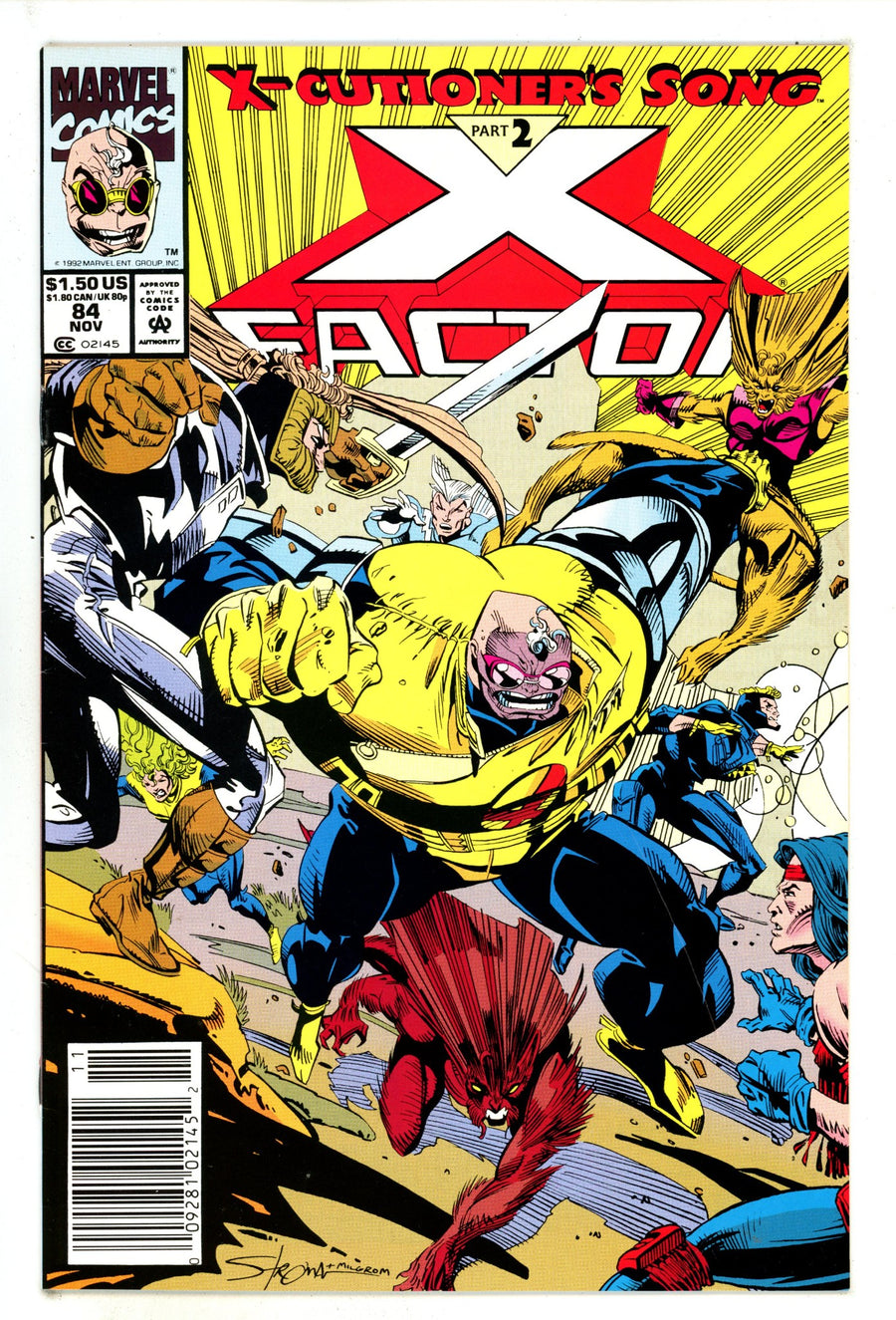 X-Factor Vol 1 84 Mid Grade (1992) Newsstand 