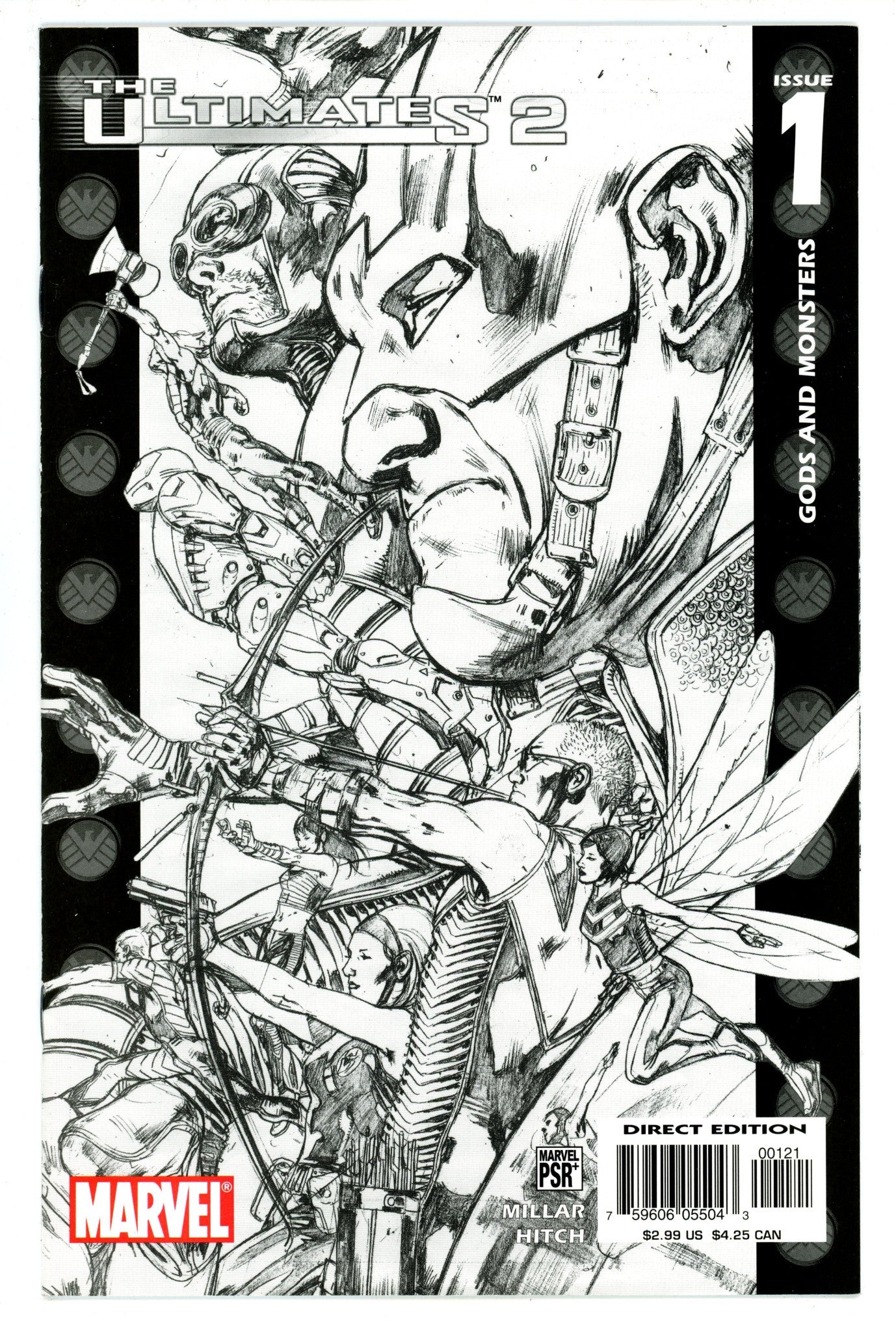 Ultimates 2 1 High Grade (2005) Hitch Sketch Variant 