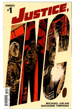 Justice, Inc. 1 High Grade (2014) Francavilla Variant