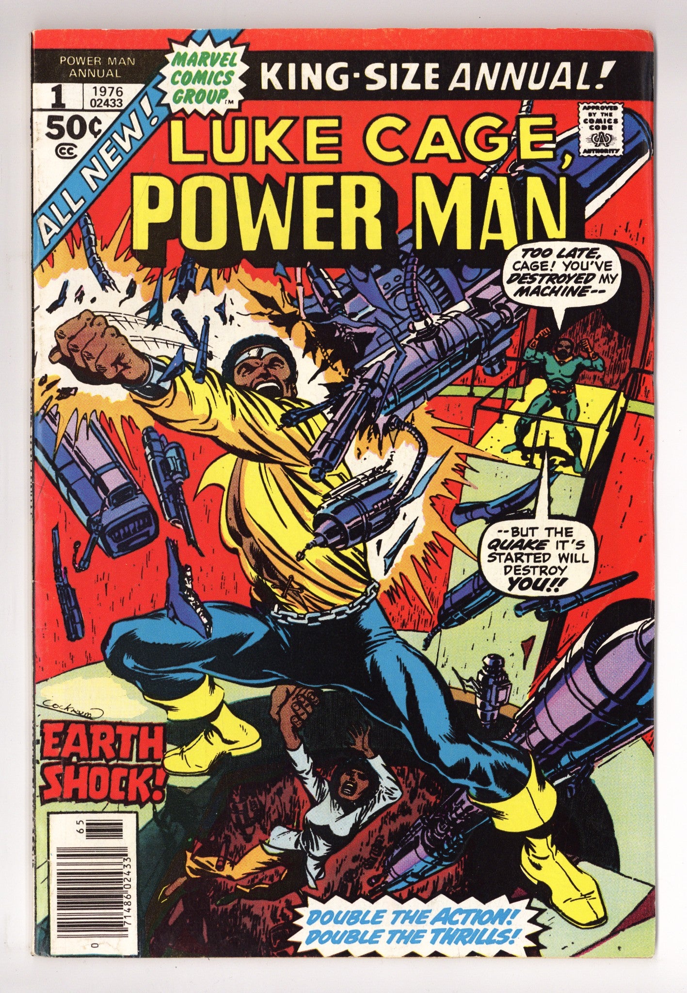 Power Man Annual 1 FN- (5.5) (1976) 