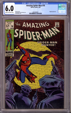 The Amazing Spider-Man Vol 1 70 CGC 6.0 (FN) (1969)