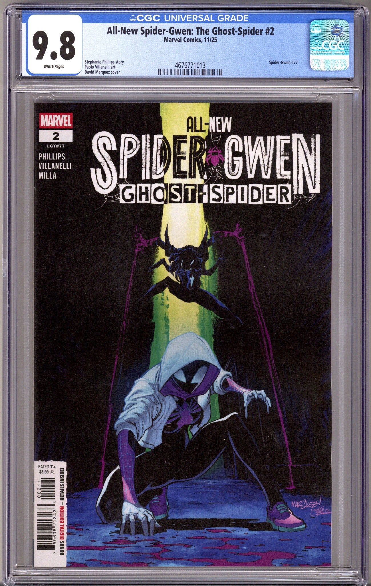 All-New Spider-Gwen: The Ghost-Spider   2 CGC 9.8 (NM/M)   (2025)        