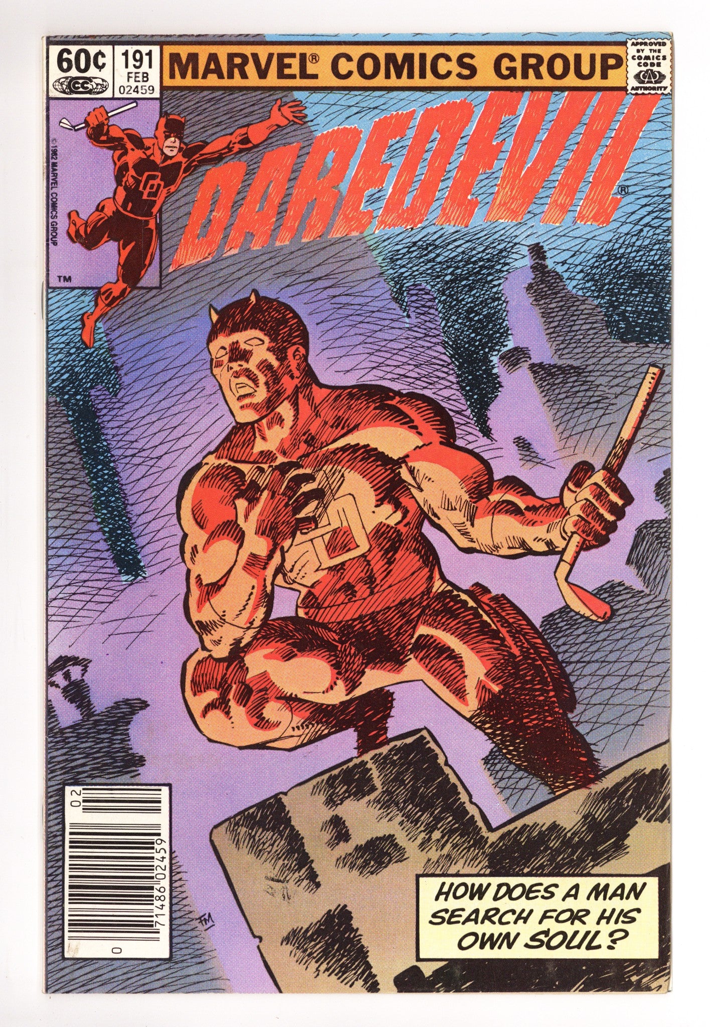 Daredevil Vol 1 191 Low Grade (1983) Newsstand 