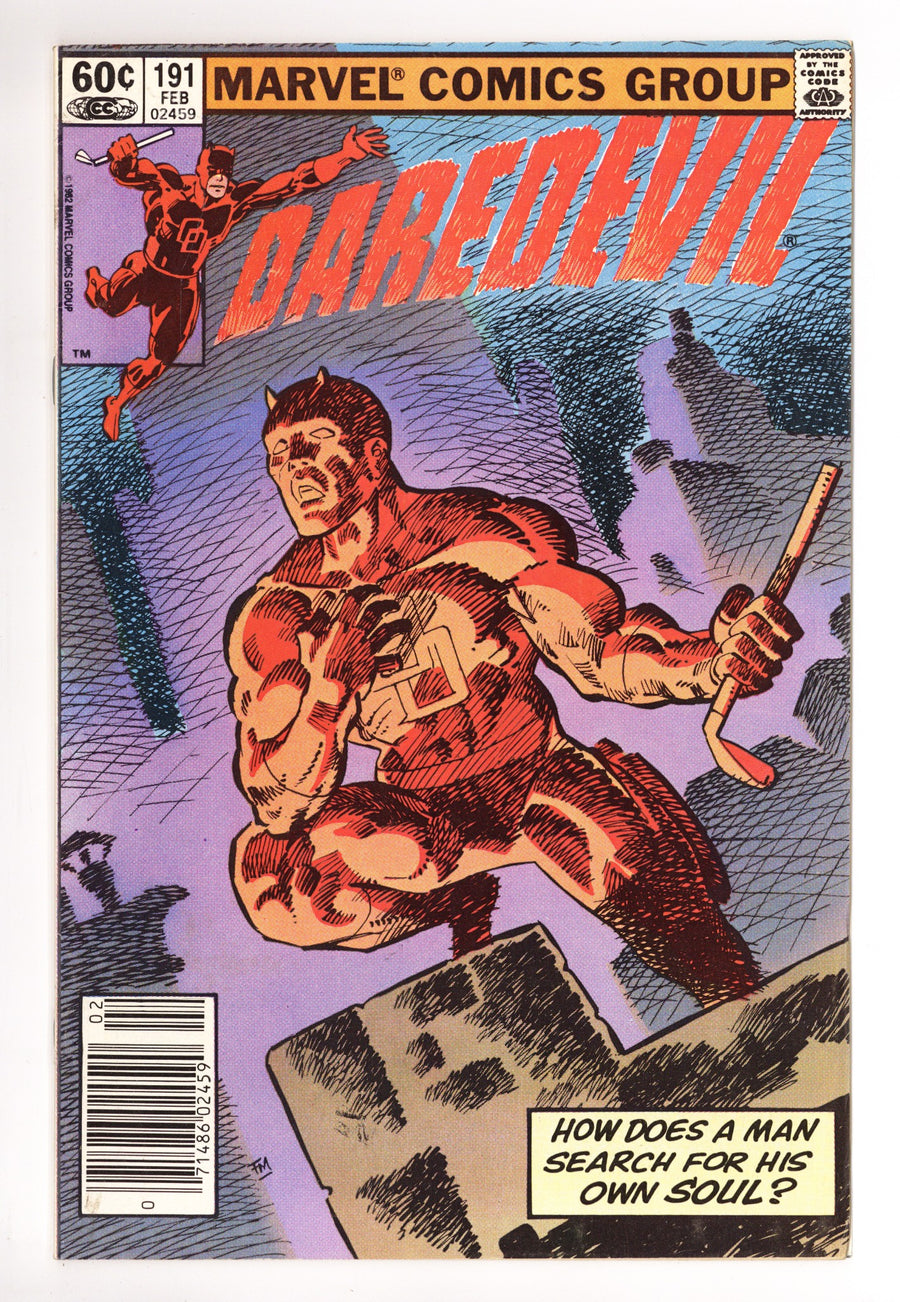 Daredevil Vol 1 191 Low Grade (1983) Newsstand 