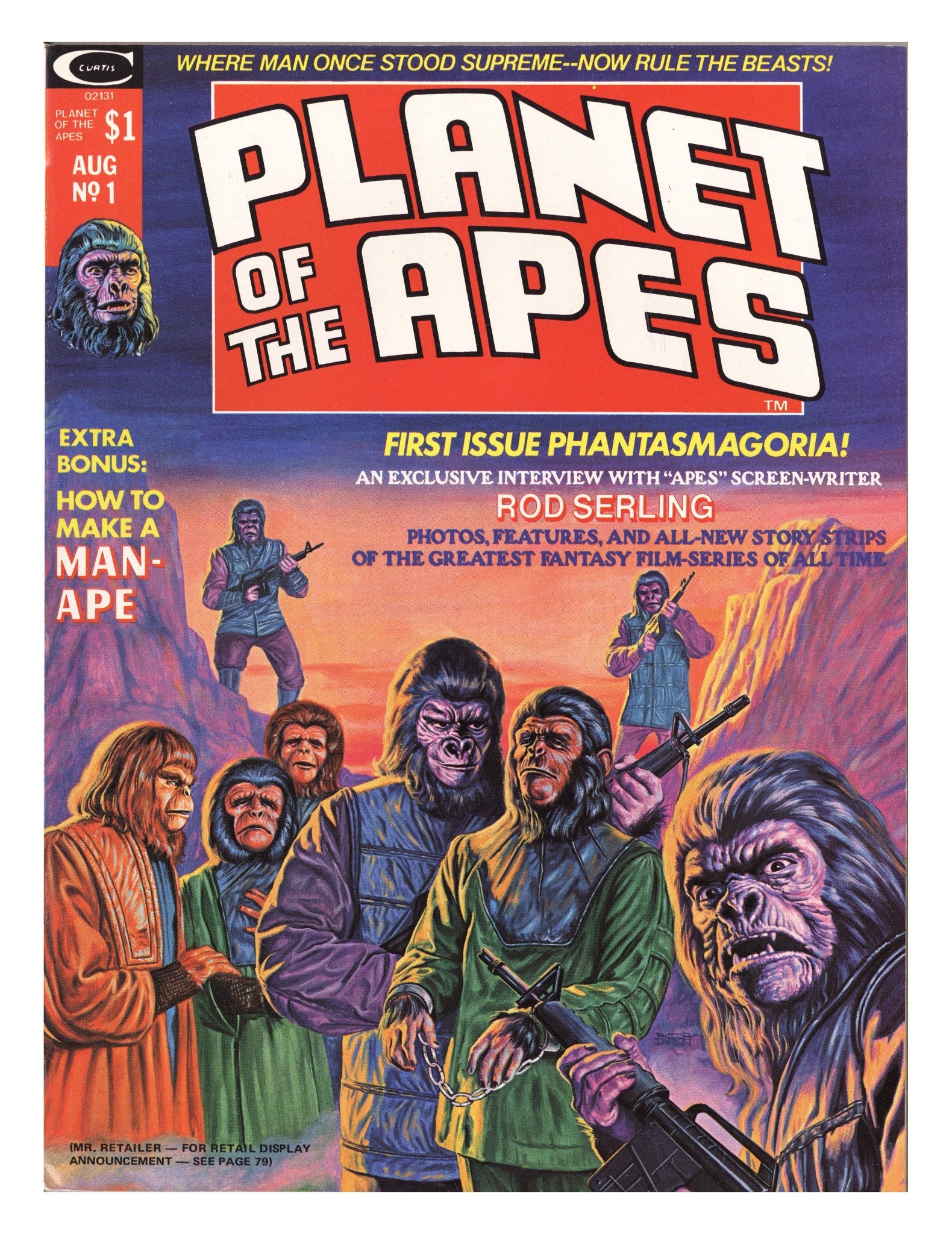 Planet of the Apes 1 VF (8.0) (1974) 