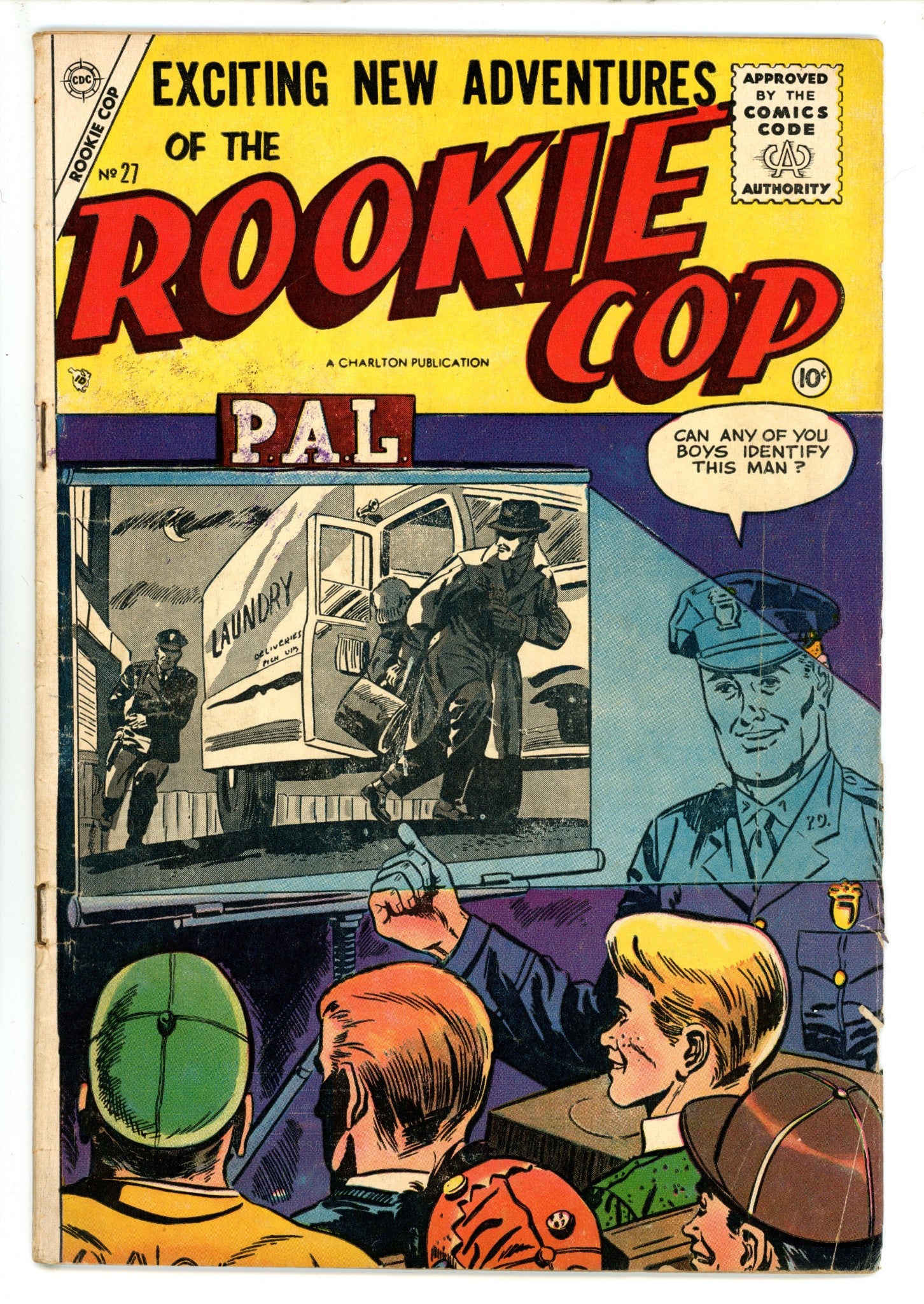 Rookie Cop 27 VG- (1955)