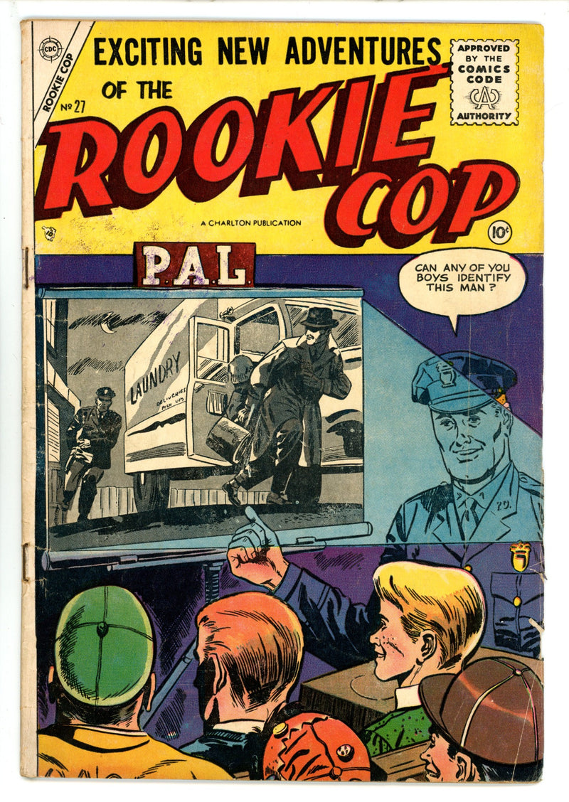 Rookie Cop 27 VG- (1955)