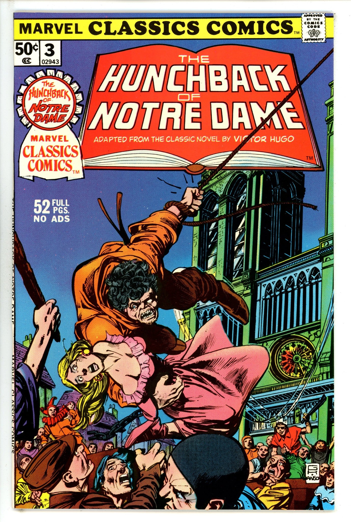 Marvel Classics Comics 3 NM- (1976)