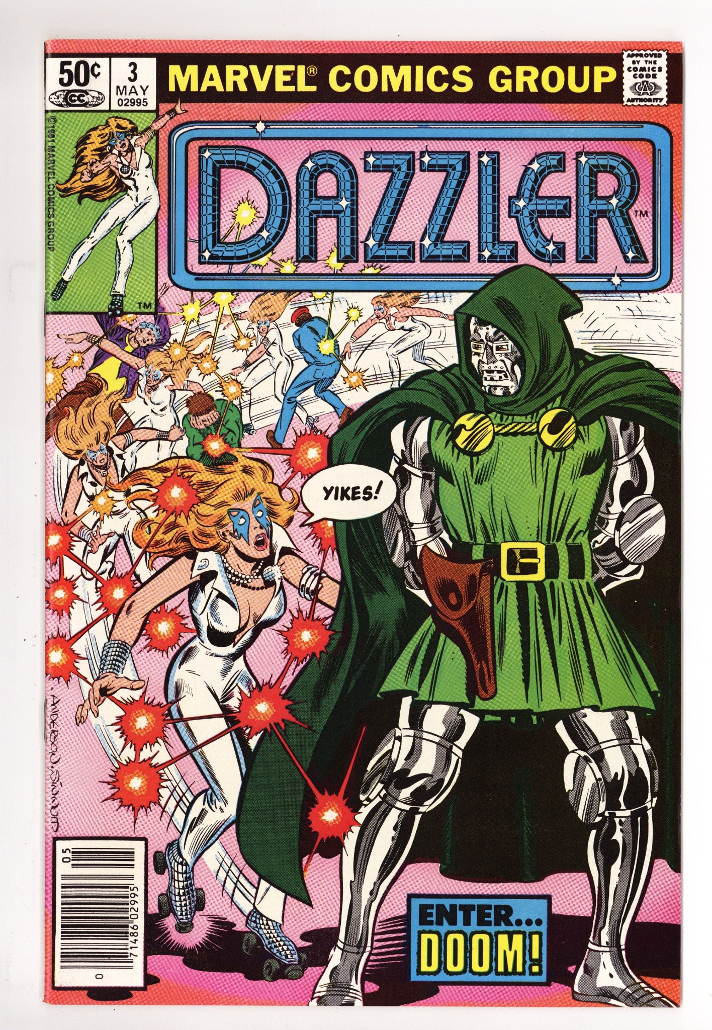Dazzler Vol 1 3 High Grade (1981) Newsstand 