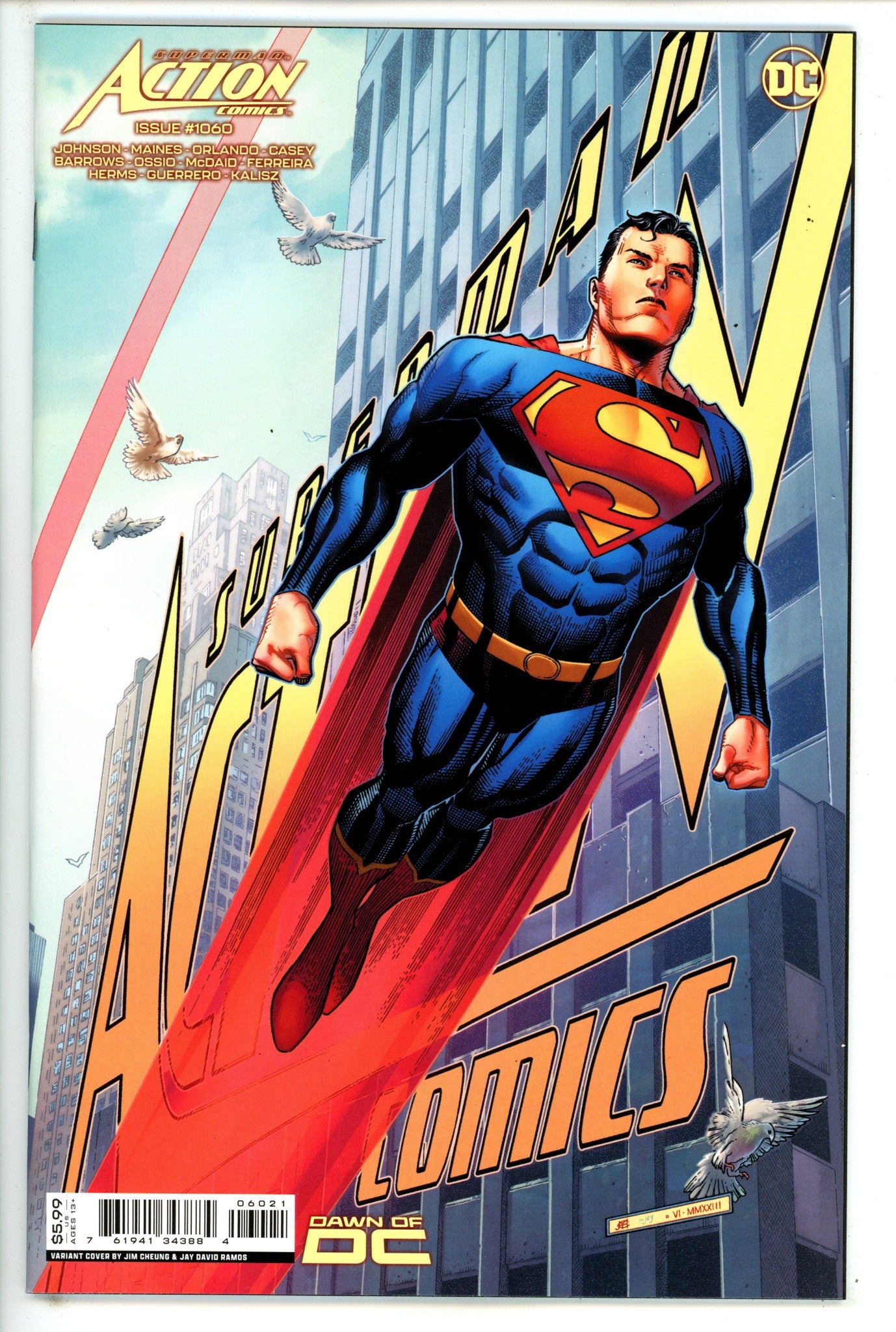 Action Comics Vol 3 1060 Cheung Variant (2023)