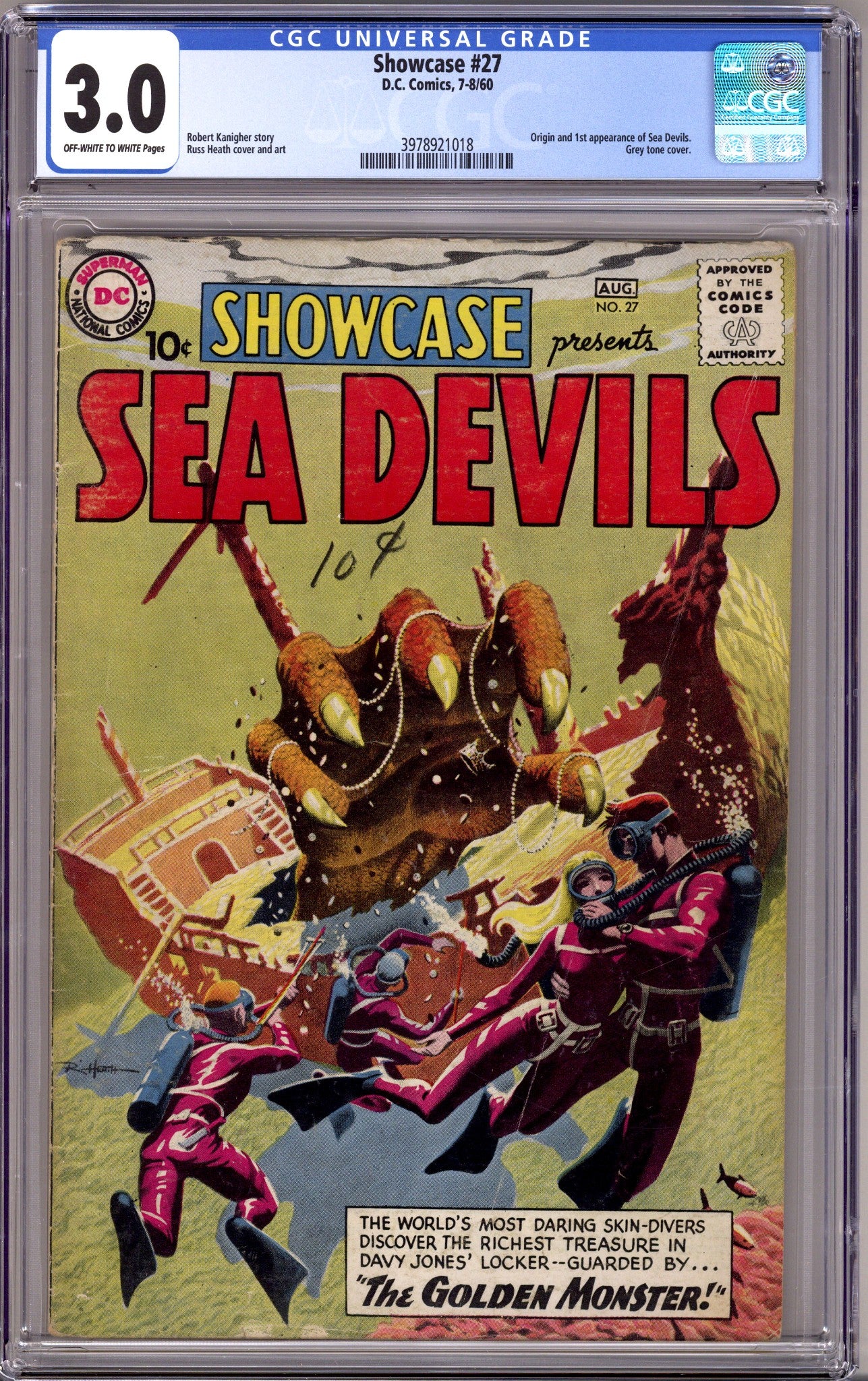 Showcase 27 CGC 3.0 (GD/VG) (1960) 