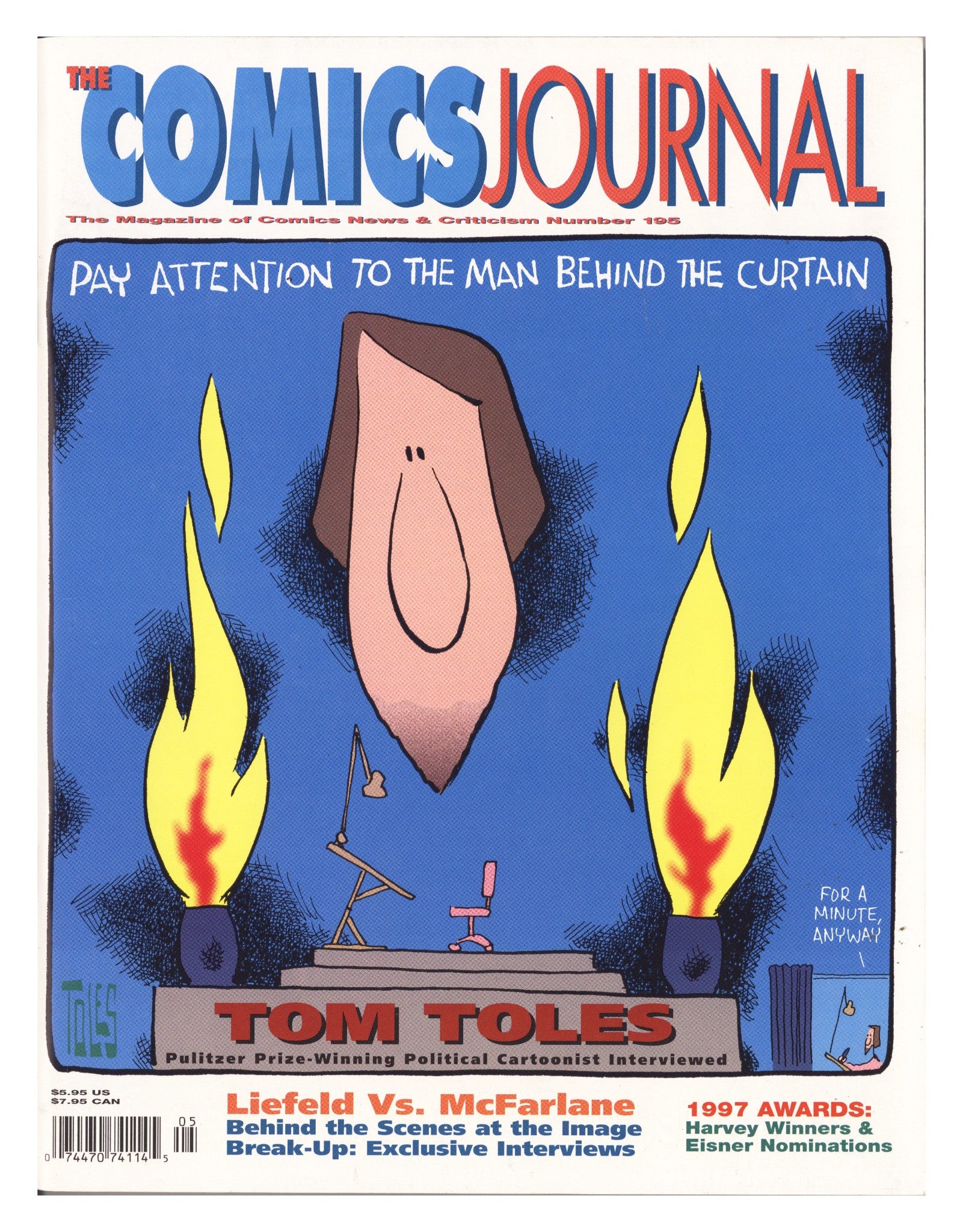 The Comics Journal 195 Mid Grade (1997) 