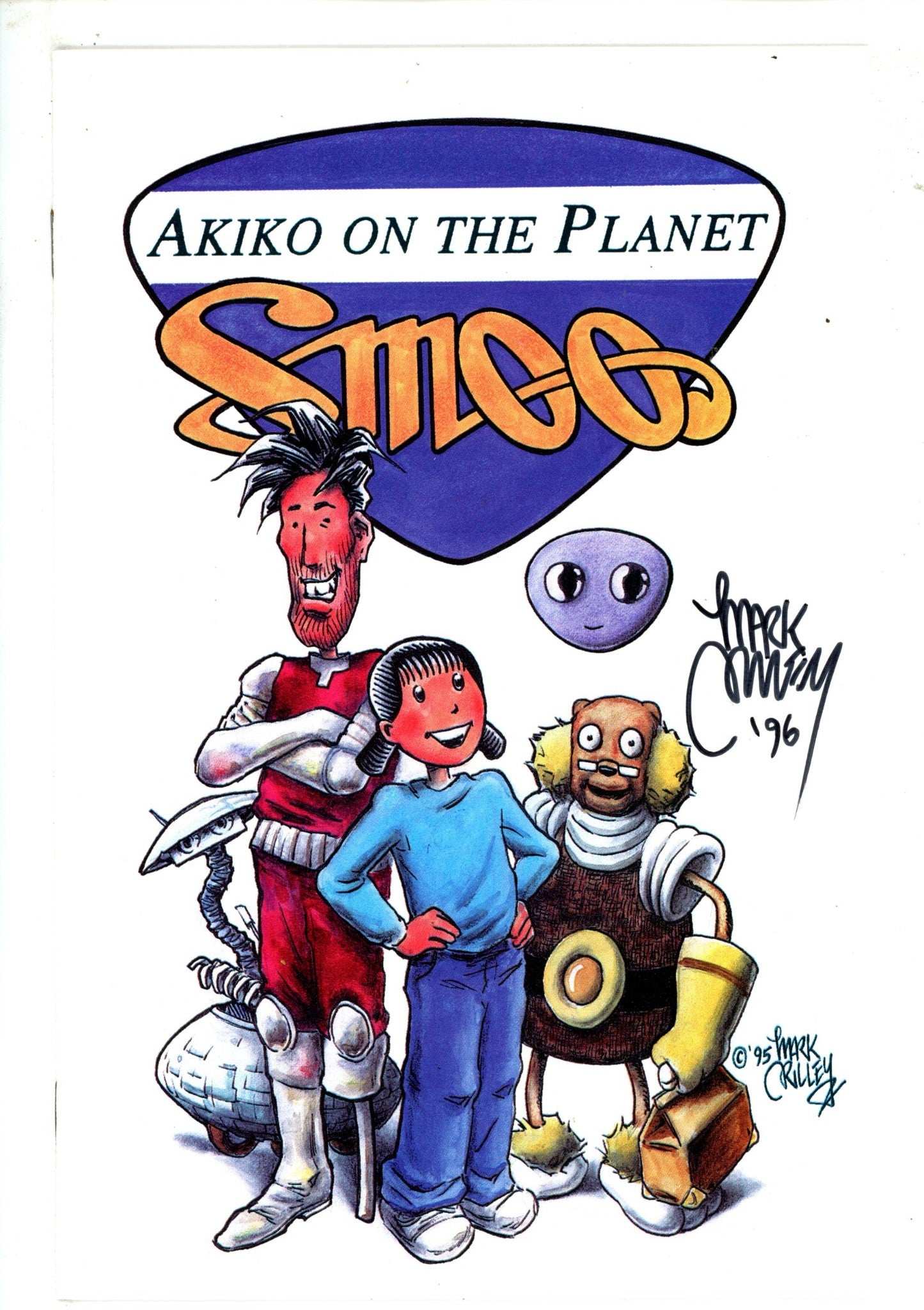 Akiko on the Planet Smoo 0 VF+ Signed Mark Crilley (1995)