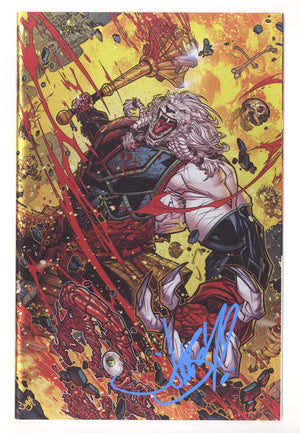 Invincible Universe: Battle Beast   1  NM (9.4)   (2025) Meyers Foil Virgin Exclusive Variant  Signed x1 Cover Jonboy Meyers