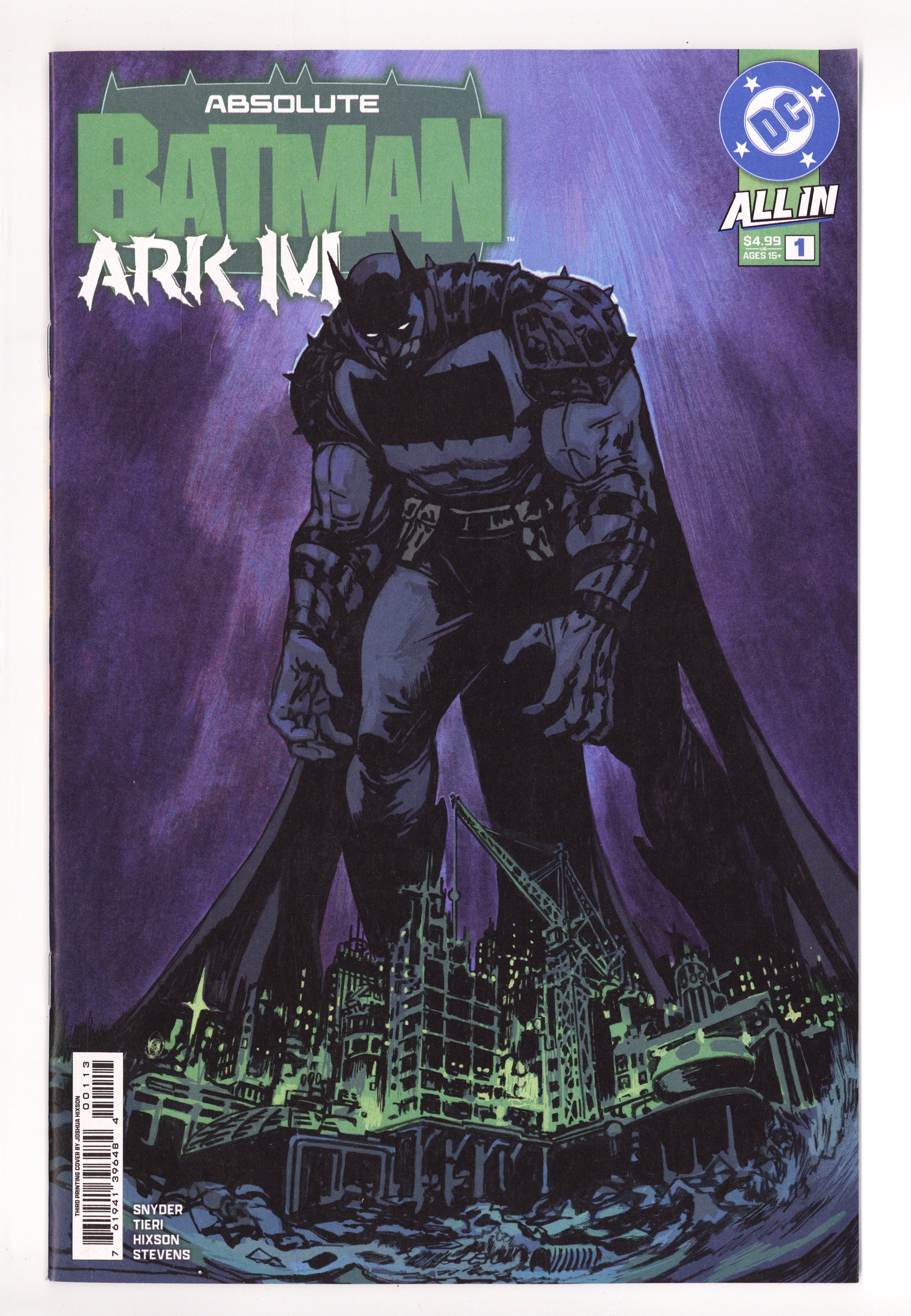 Absolute Batman Ark-M Special 1 3Rd Print (2026)