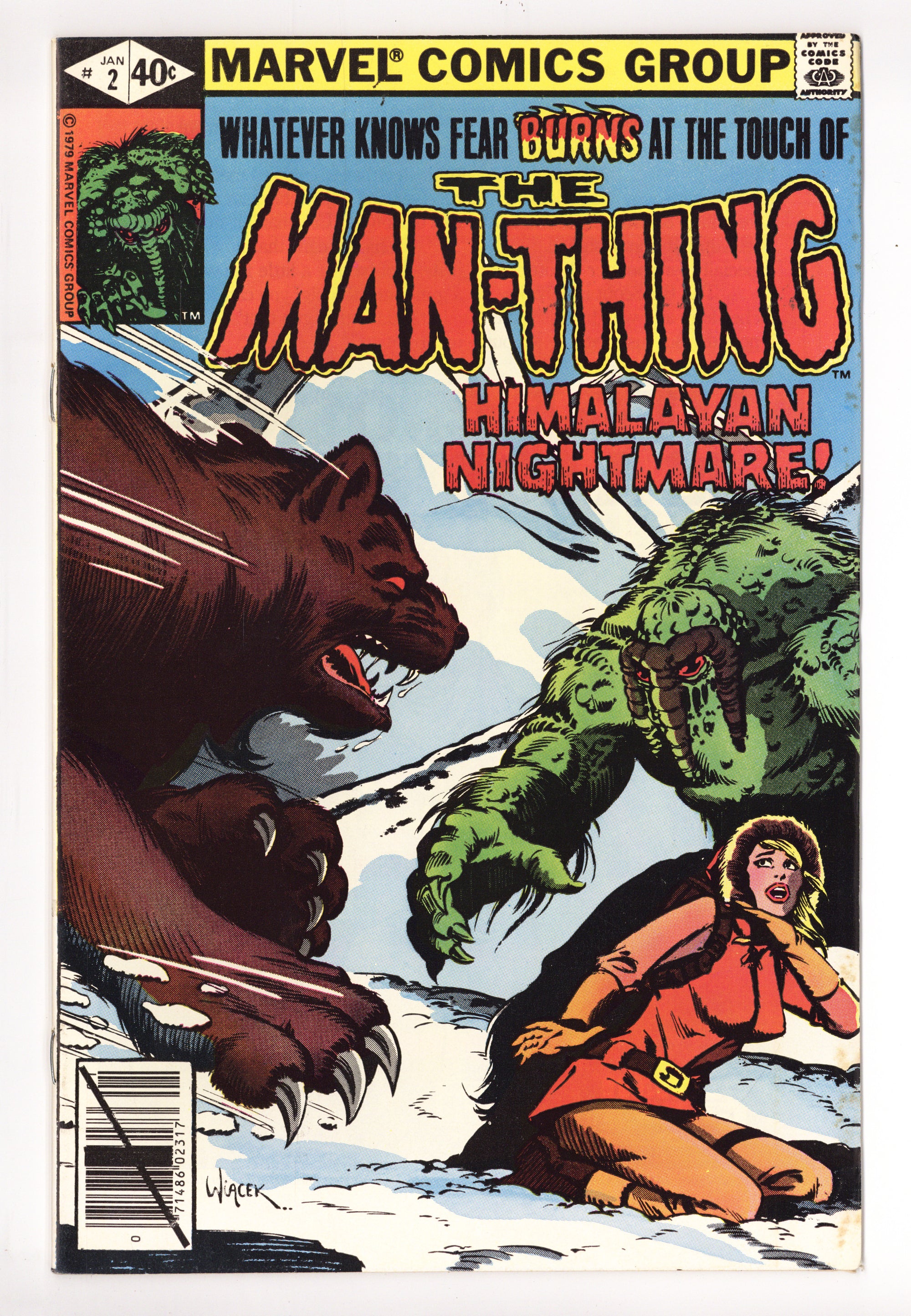 Man-Thing Vol 2 2 High Grade (1980) 