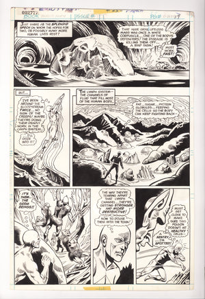 World's Finest Comics 236 Dick Dillin & John Calnan Art, Page #19, Water Damage (1976)