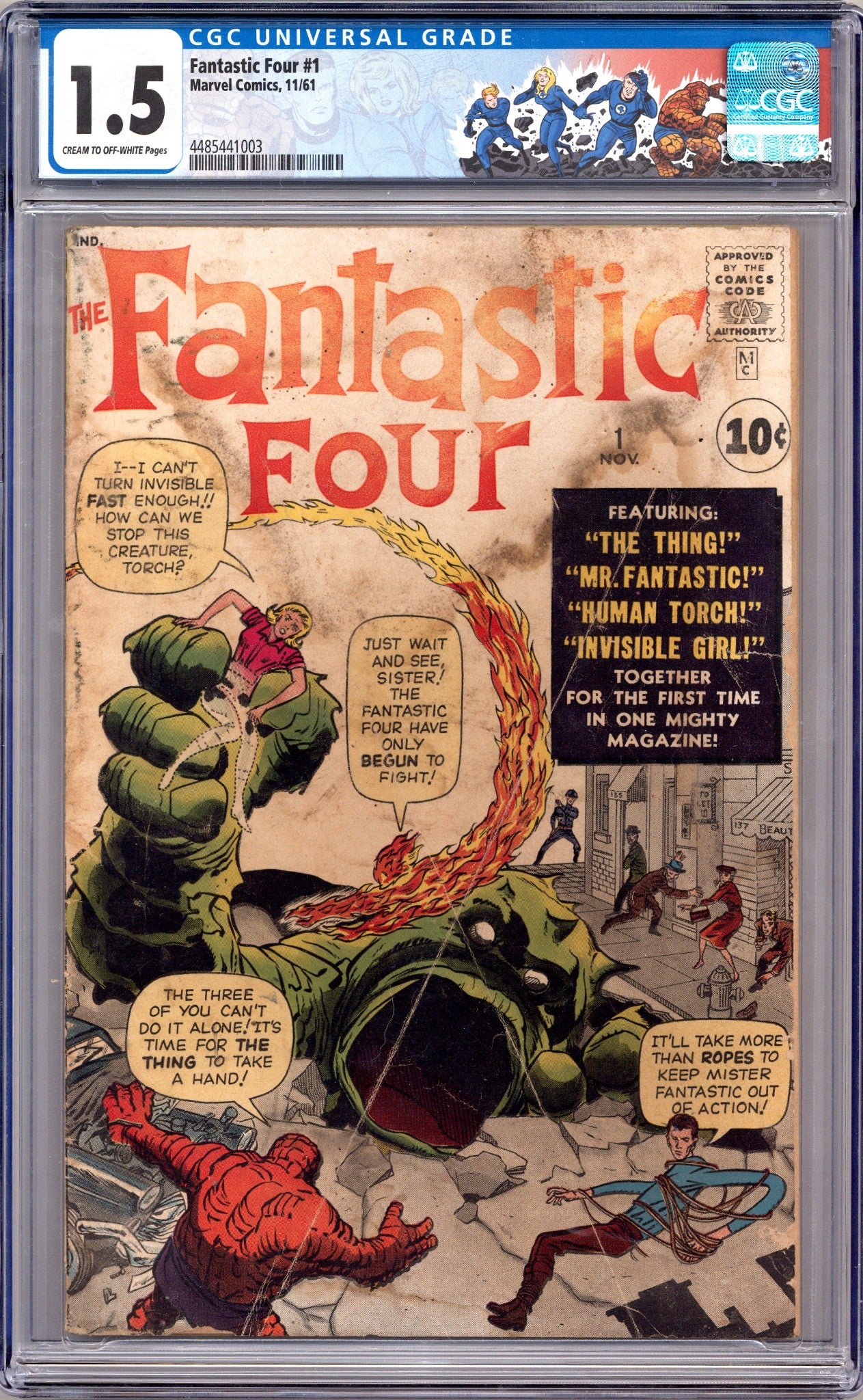 Fantastic Four Vol 1 1 CGC 1.5 (FR/GD) (1961)
