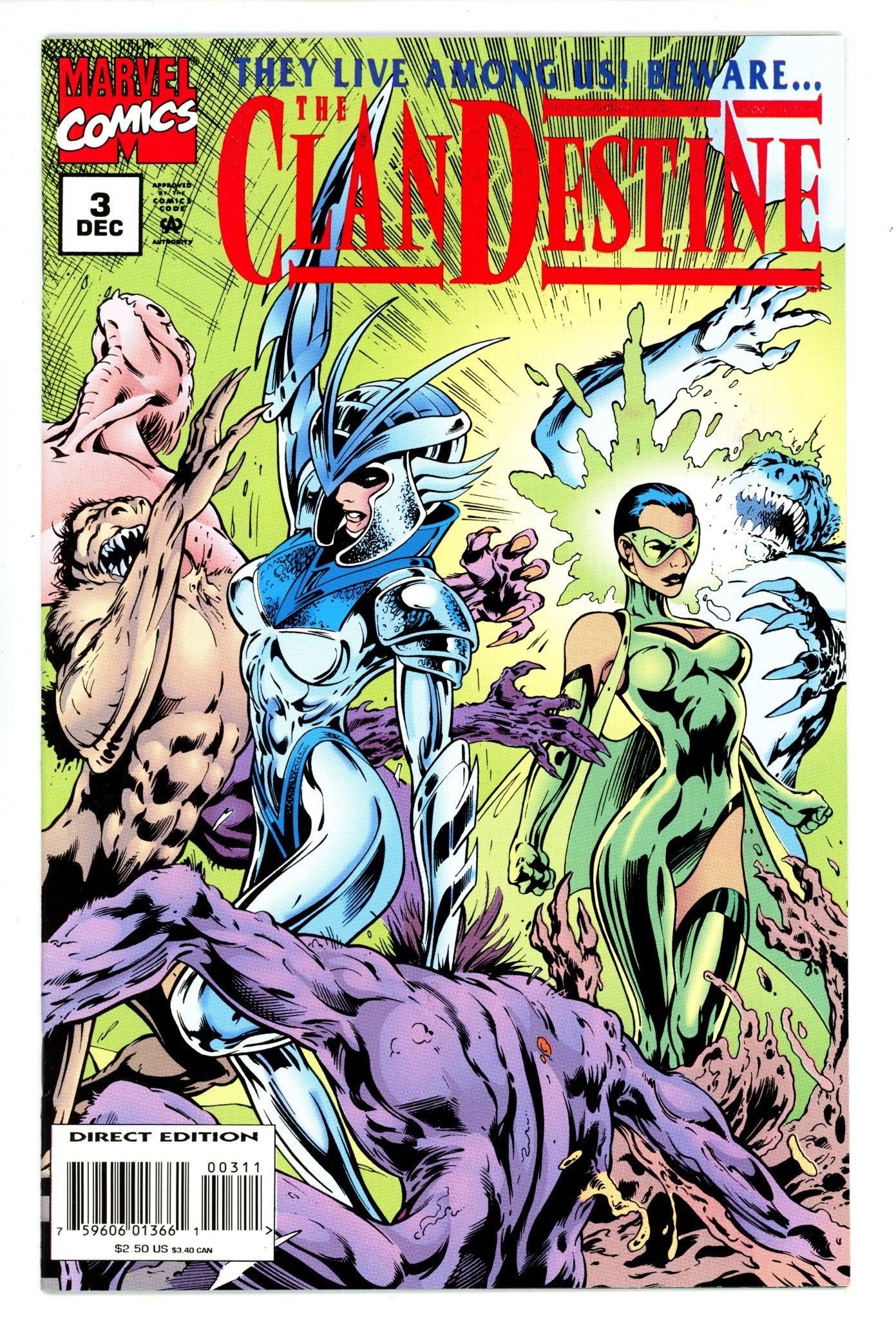 ClanDestine Vol 1 3 High Grade (1994)