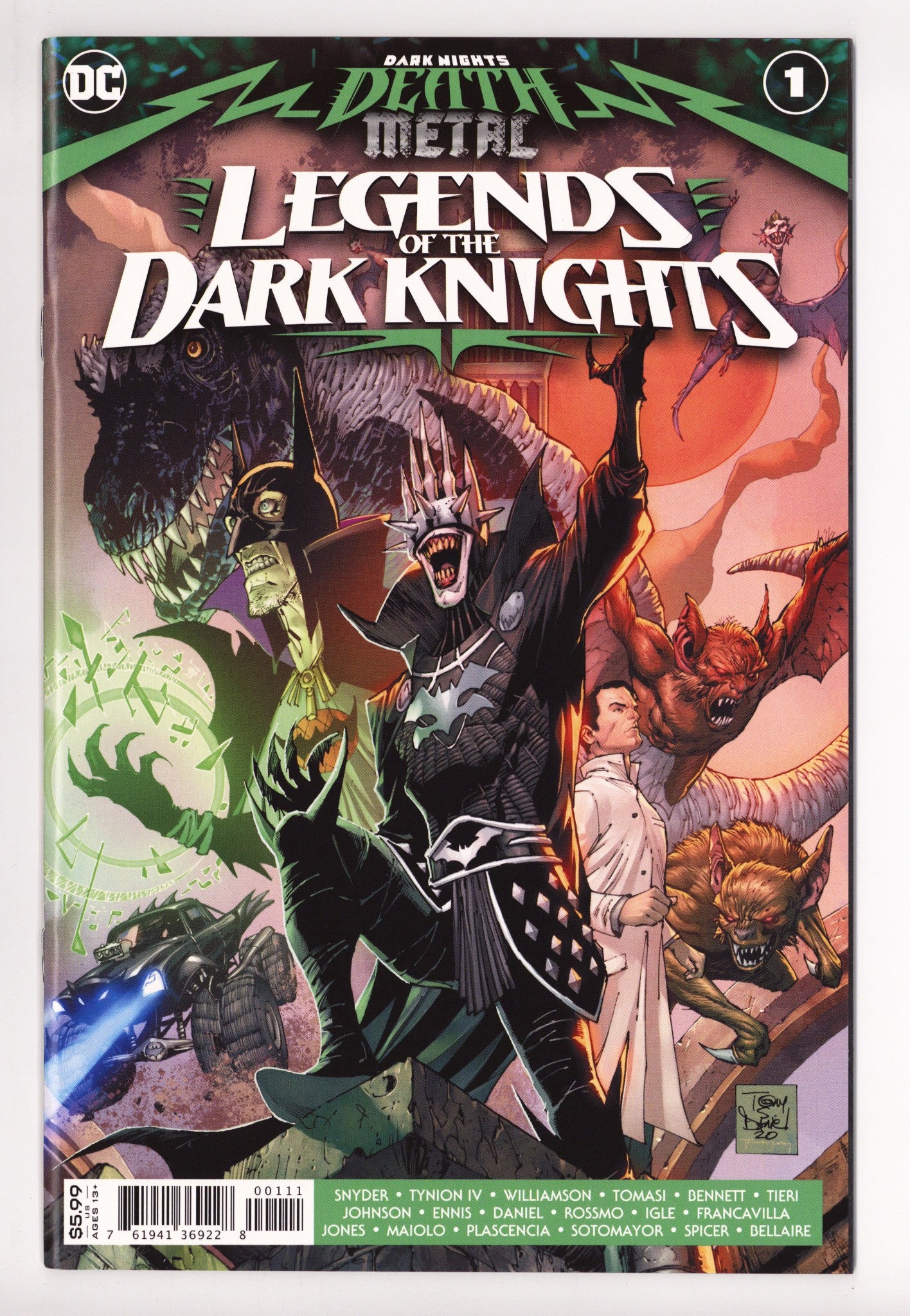 Dark Nights: Death Metal Legends of the Dark Knights 1 High Grade (2020) 