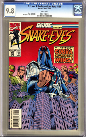 G.I. Joe, A Real American Hero 145 CGC 9.8 (NM/M) (1994)