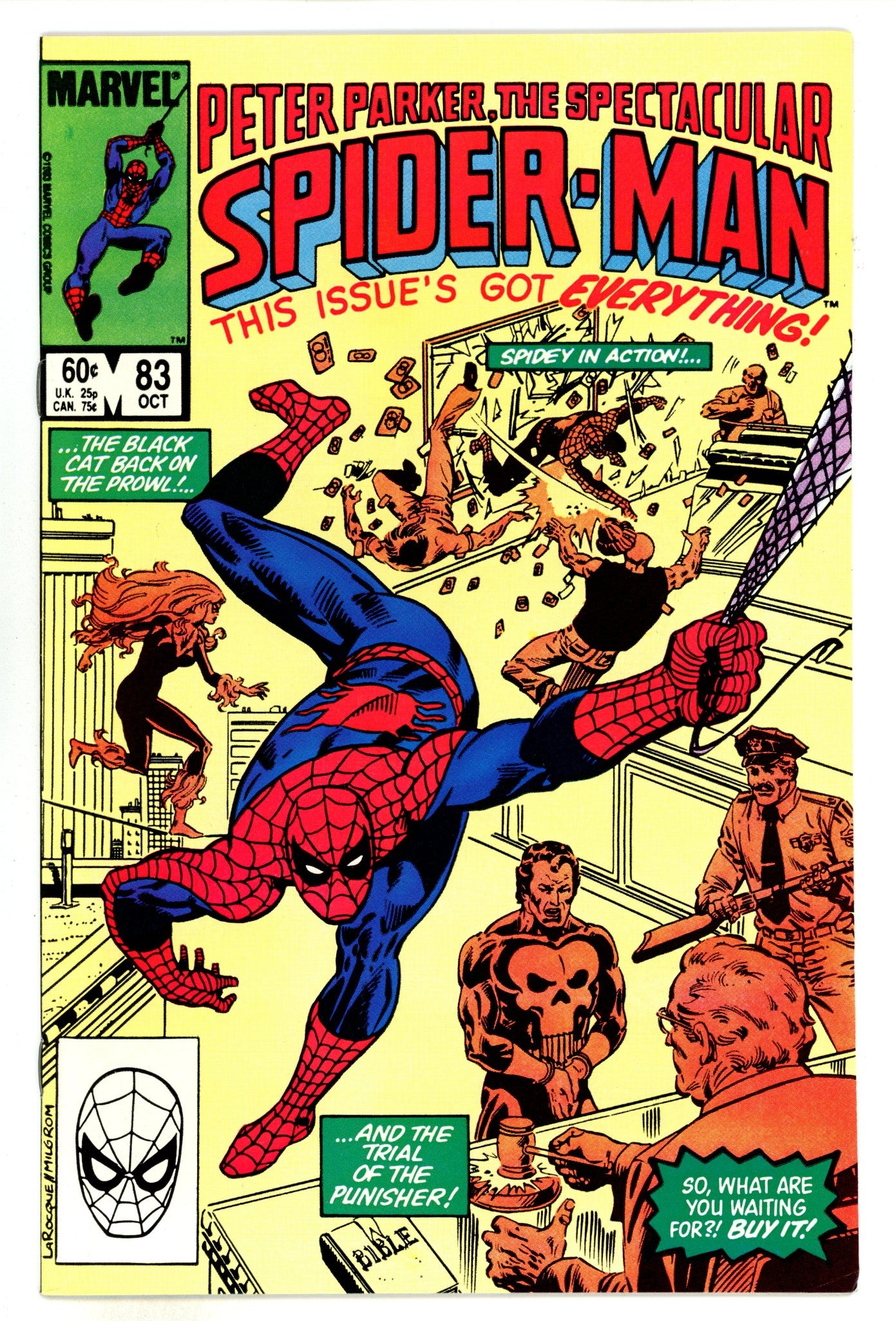 The Spectacular Spider-Man Vol 1 83 VF- (7.5) (1983) 