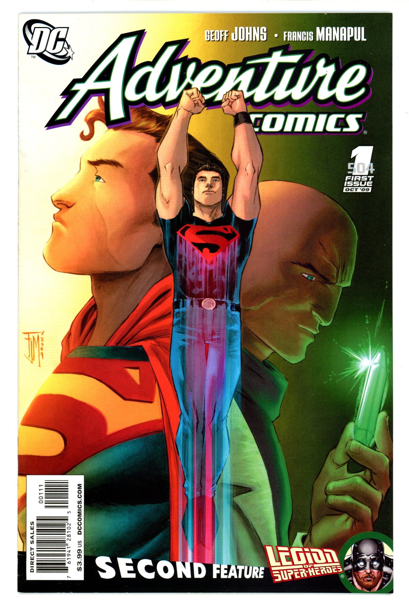 Adventure Comics Vol 3 1 / 504 High Grade (2009) 