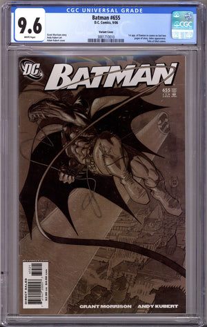 Batman Vol 1 655 CGC 9.6 (NM+) (2006) Kubert Incentive Variant