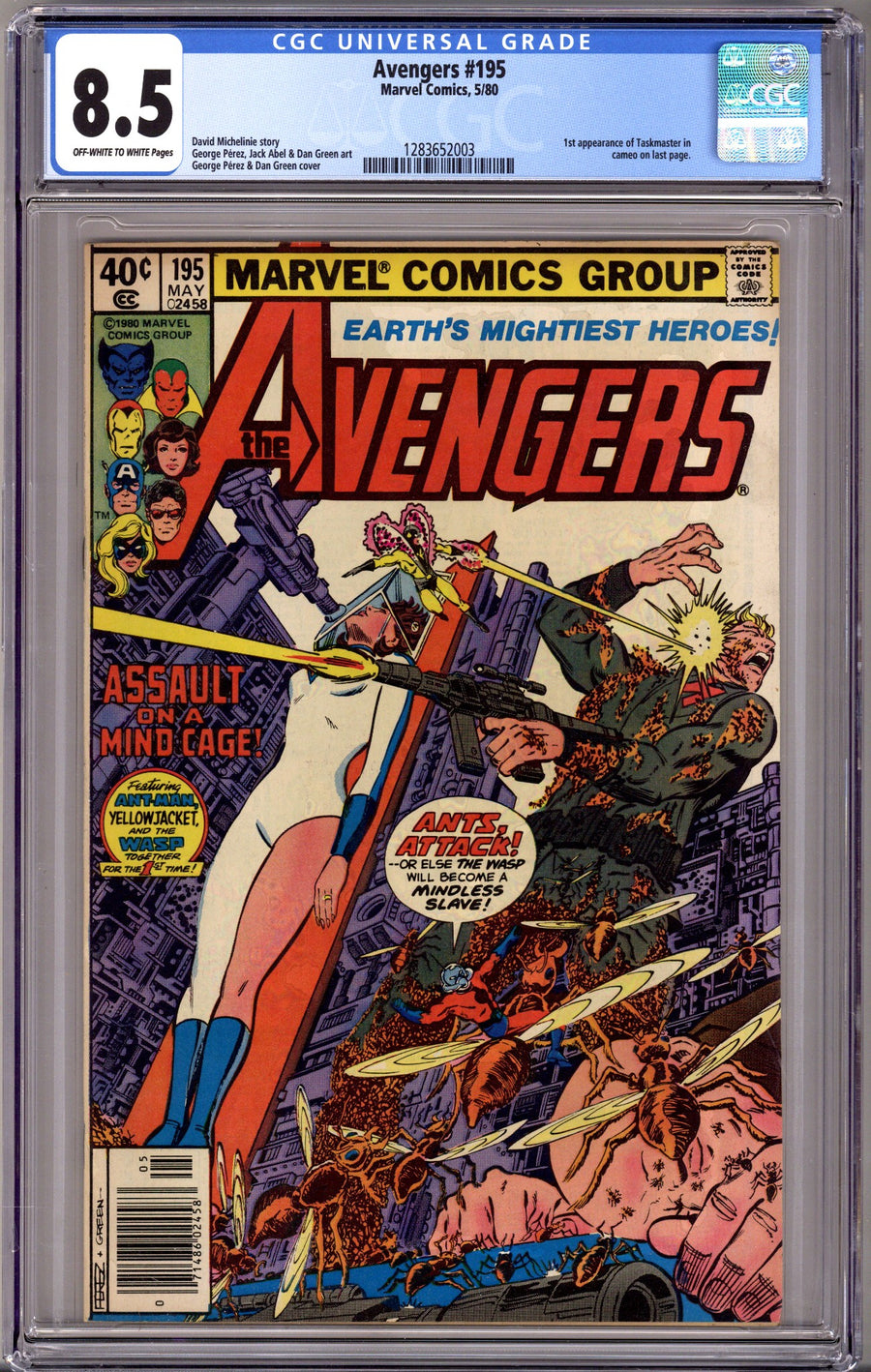 The Avengers Vol 1 195 CGC 8.5 (VF+) (1980) Newsstand 