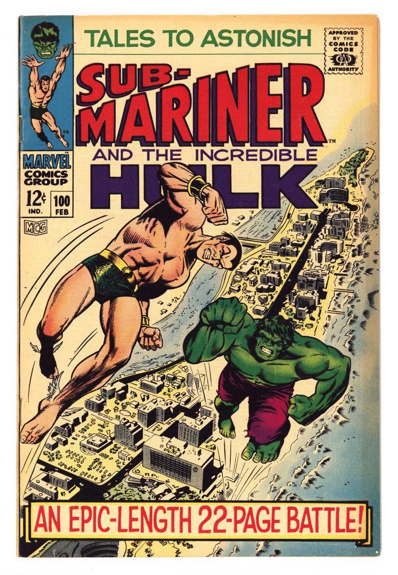 Tales to Astonish Vol 1 100 VF (8.0) (1968) 