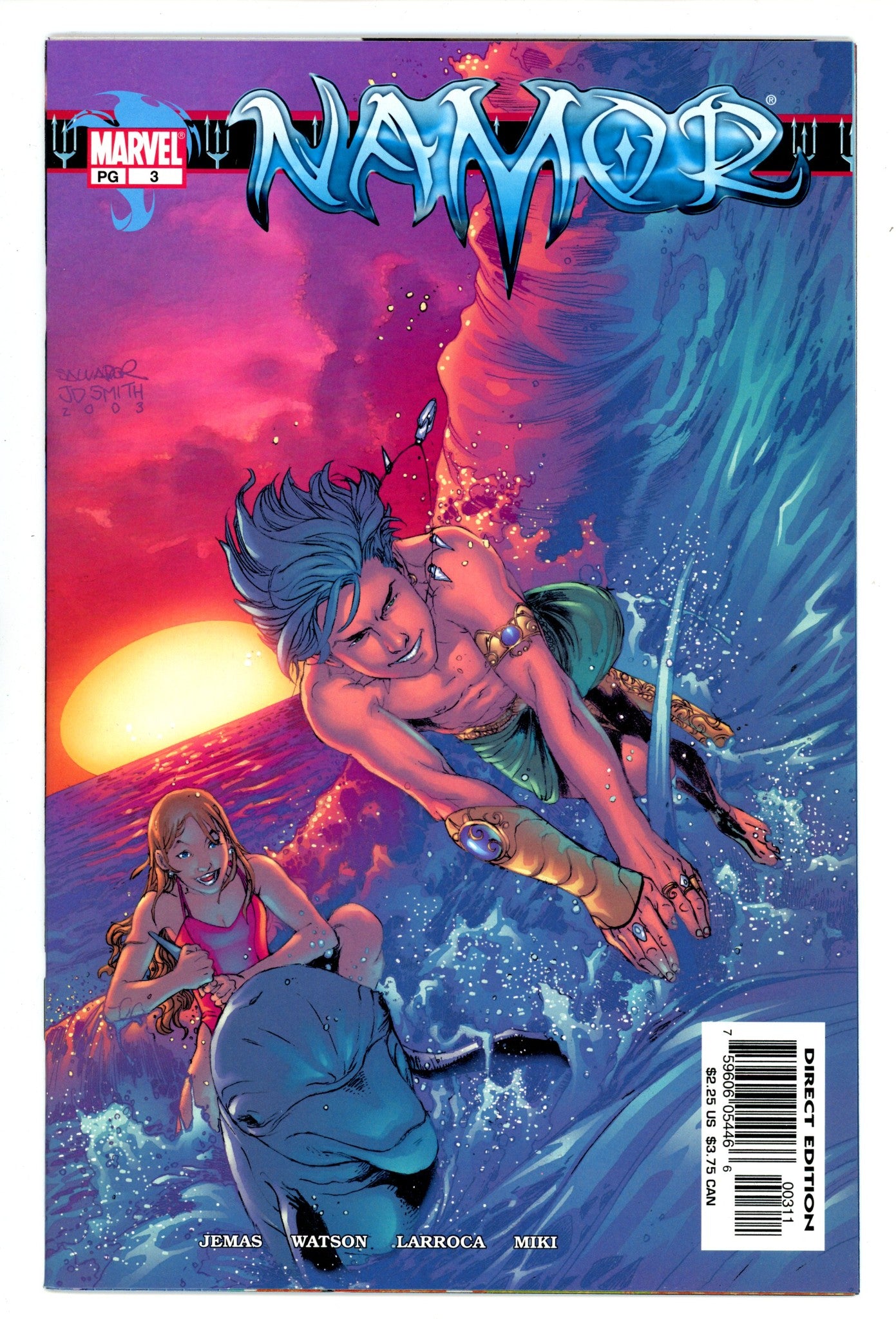 Namor Vol 1 3 High Grade (2003) 