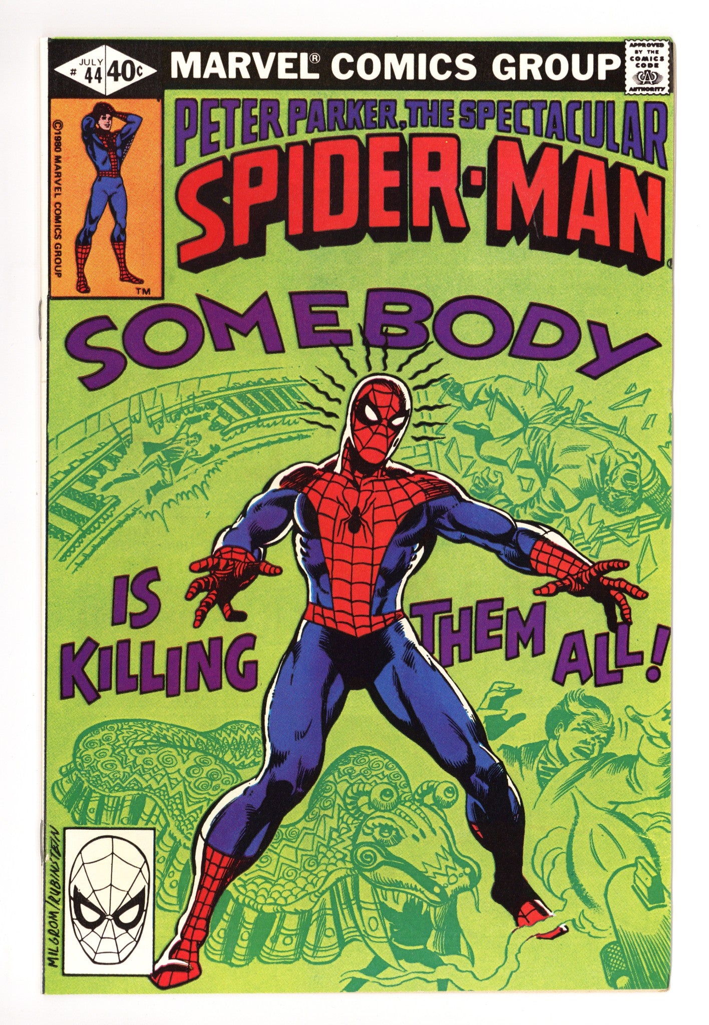The Spectacular Spider-Man Vol 1 44 Mid Grade (1980) 