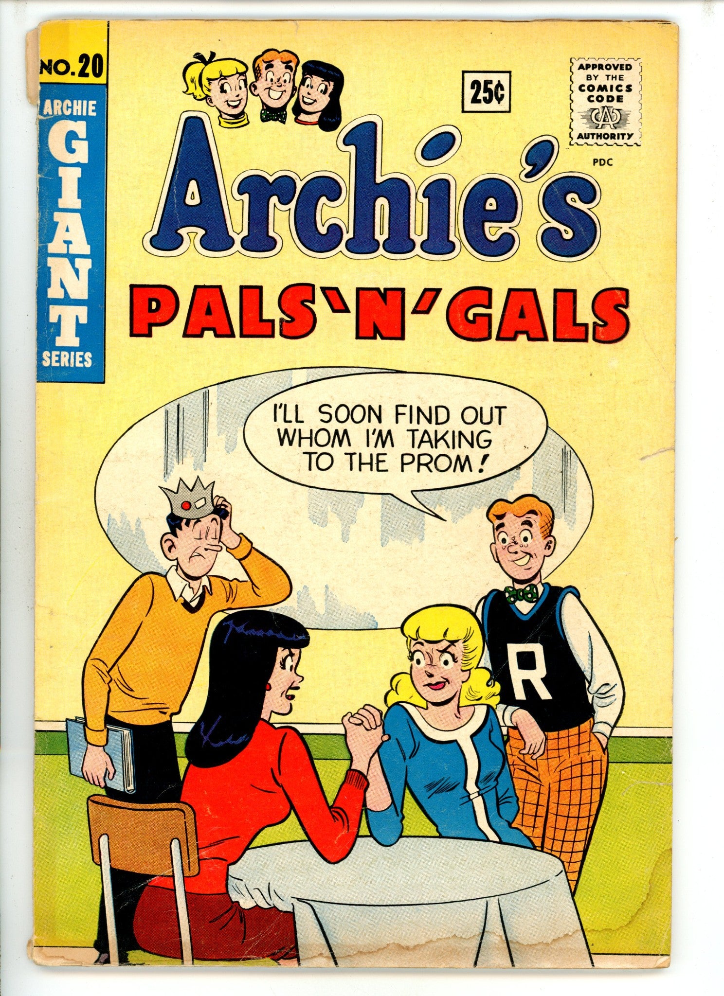 Archie's Pals 'n' Gals 20 GD/VG (1962)