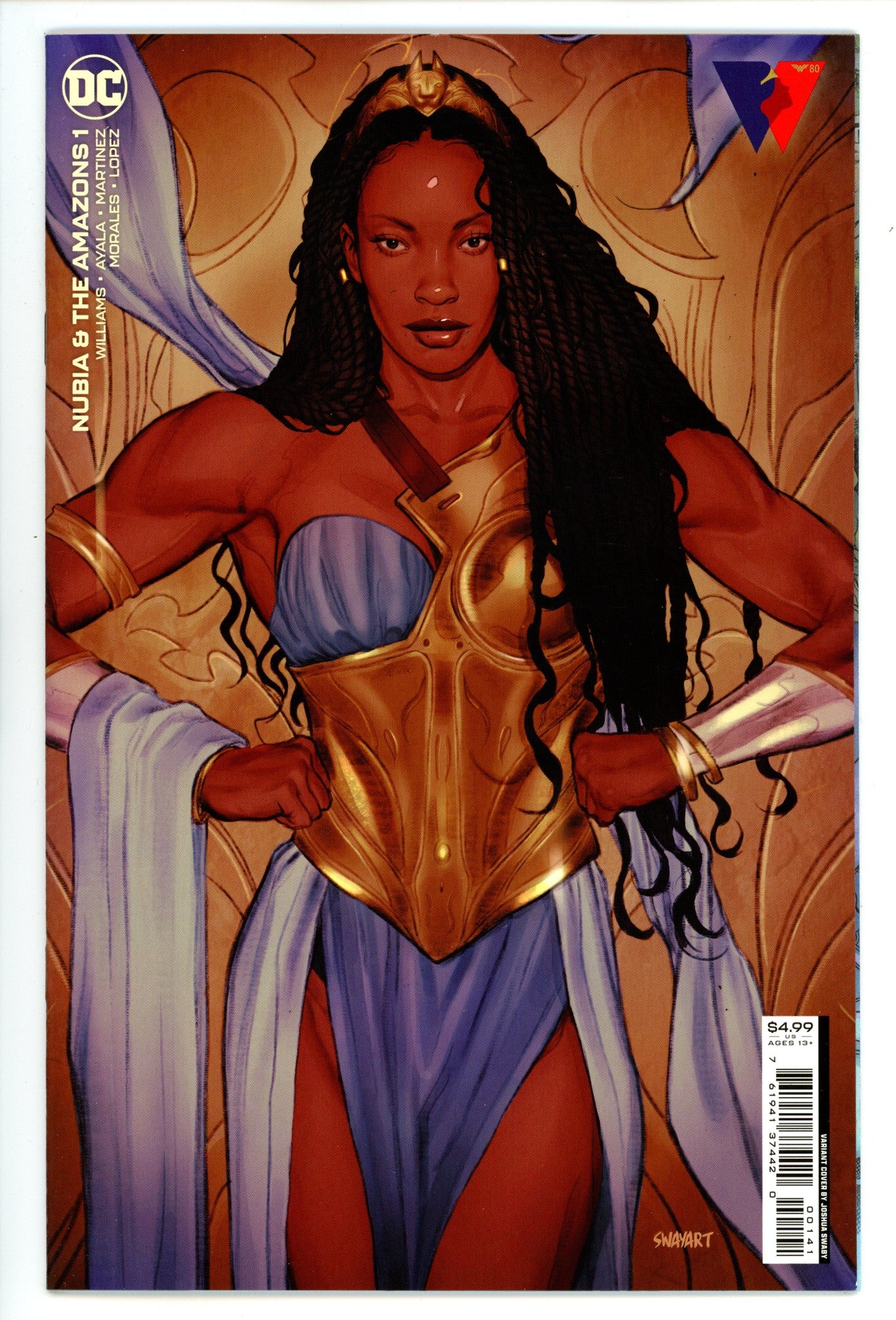 Nubia & the Amazons 1 High Grade (2021) Swaby Variant 