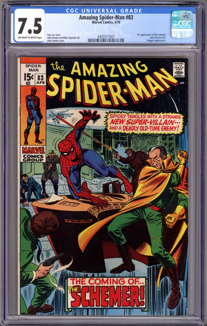 The Amazing Spider-Man Vol 1 83 CGC 7.5 (VF-) (1970)