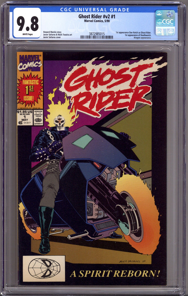 Ghost Rider Vol 2 1 CGC 9.8 (NM/M) (1990)