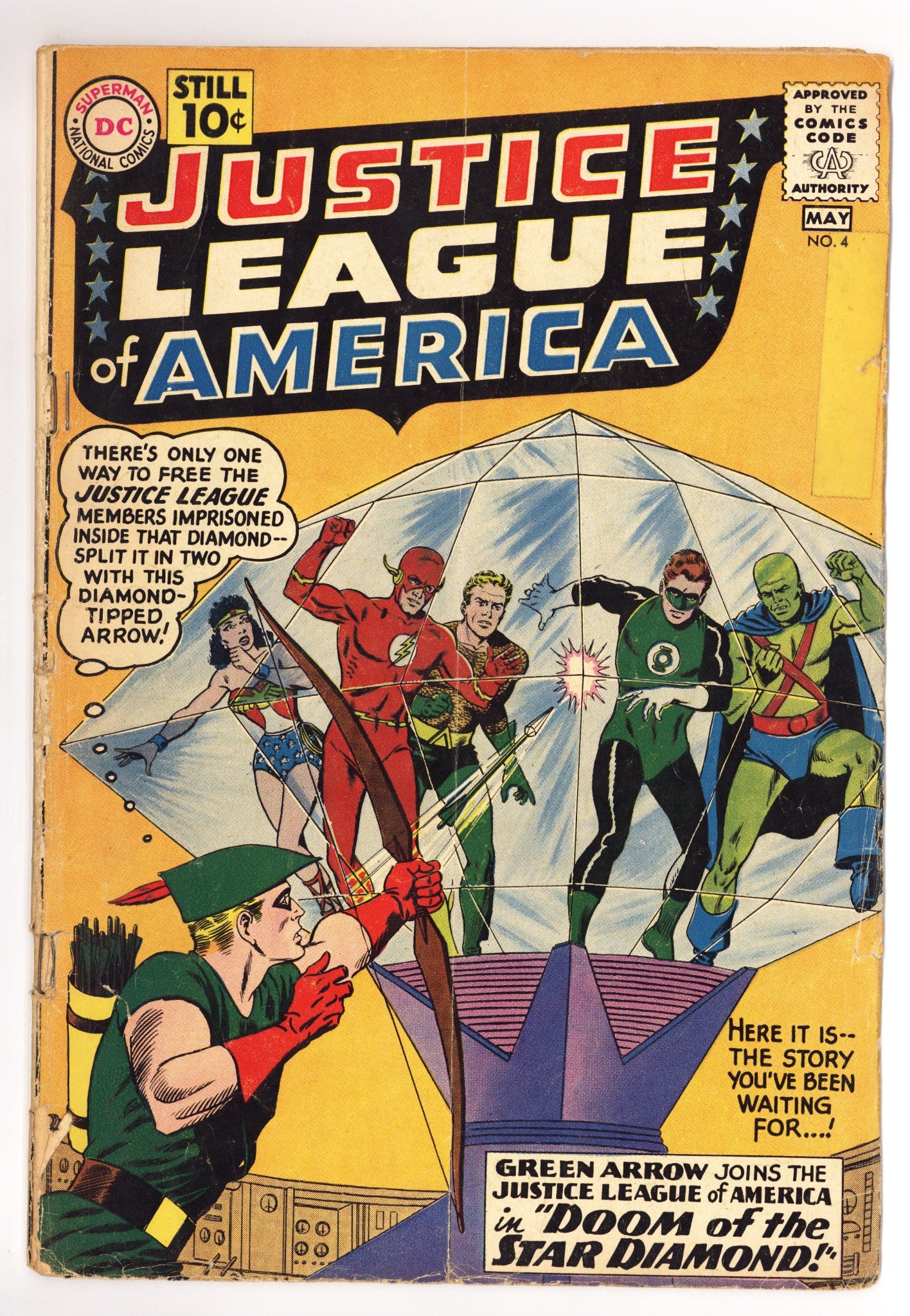 Justice League of America Vol 1 4 GD+ (2.5) (1961) 