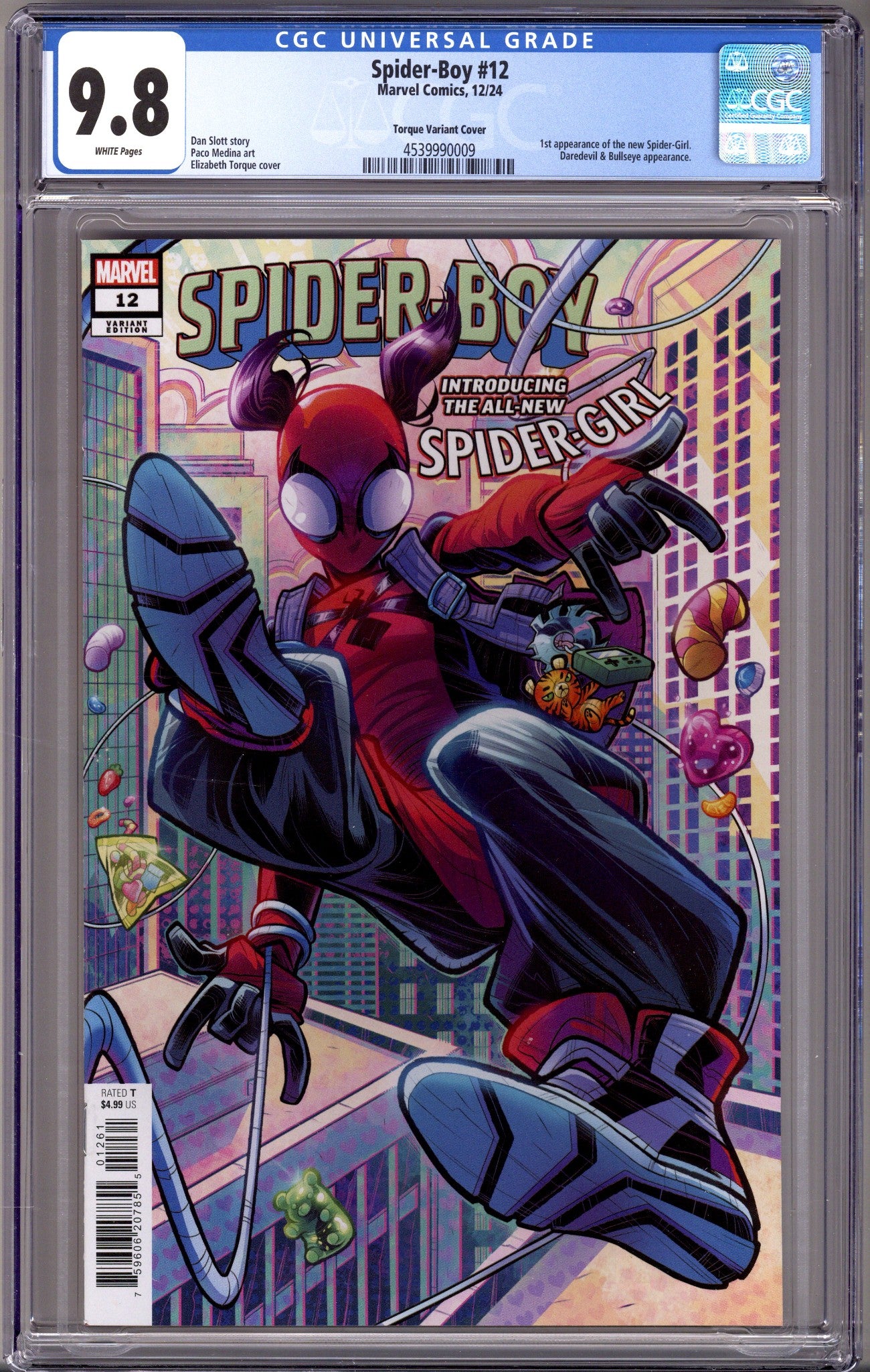 Spider-Boy 12 CGC 9.8 (NM/M) (2024) Torque Variant 